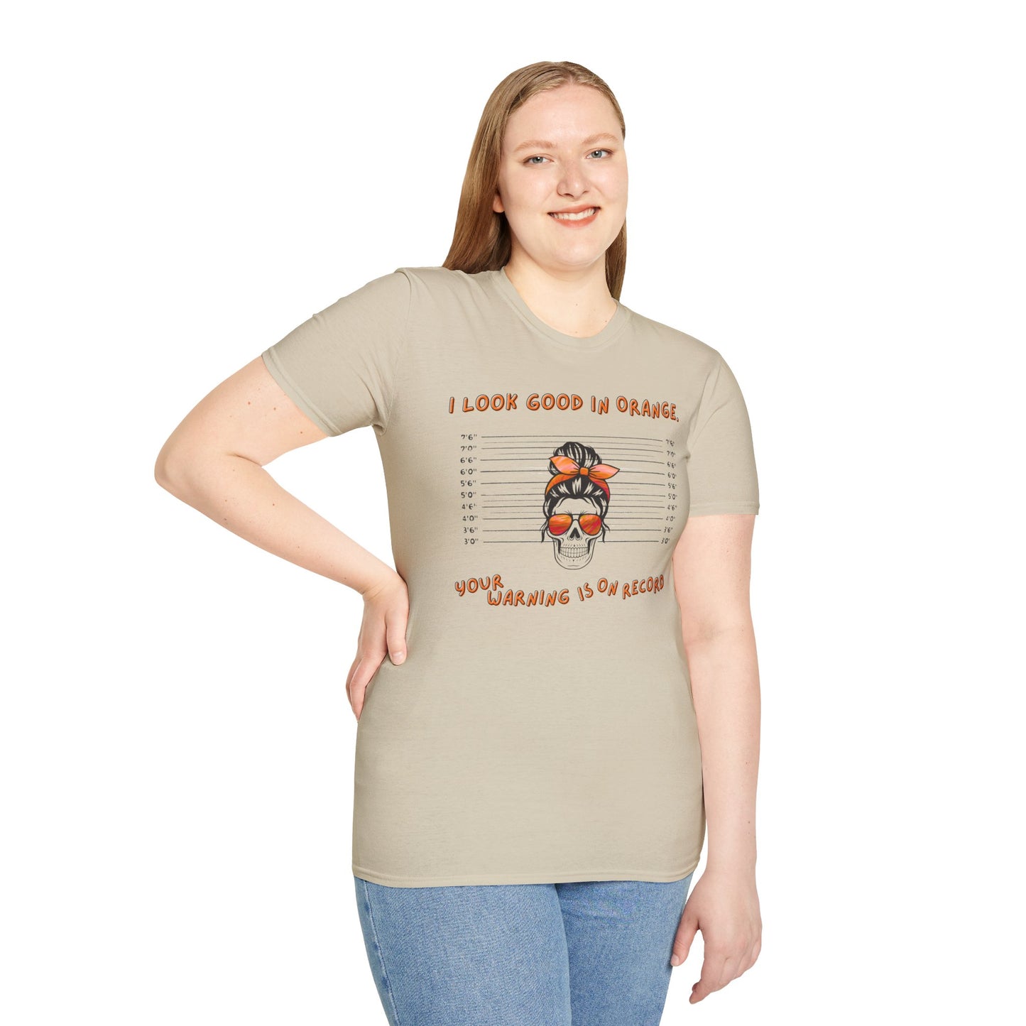 I Look Good in Orange - Fun Statement Tee for Casual Wear