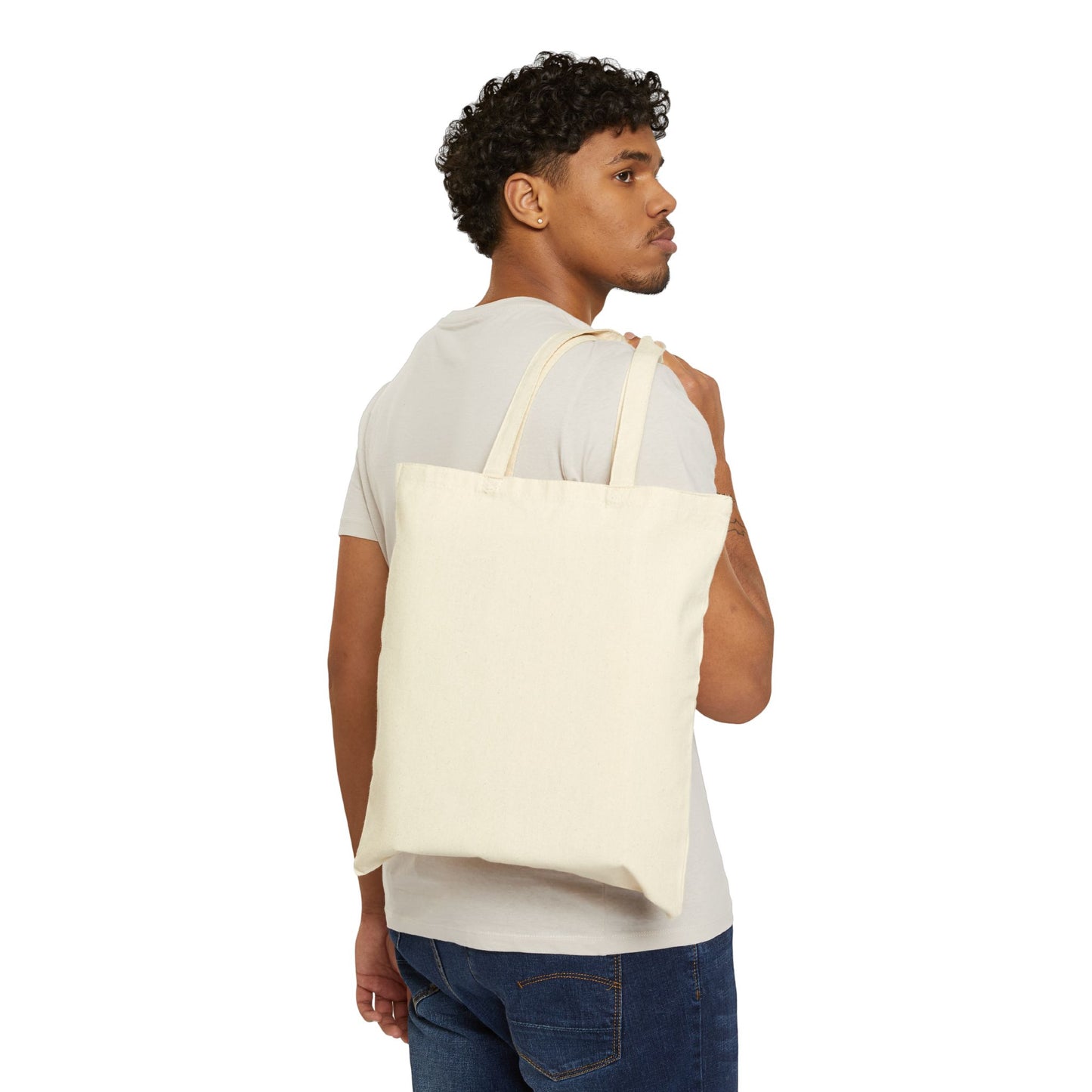Wildflower Soul Cotton Canvas Tote Bag | Eco-Friendly Shopping Bag, Beach Tote, Gift Bag, Floral Tote, Reusable Grocery Bag