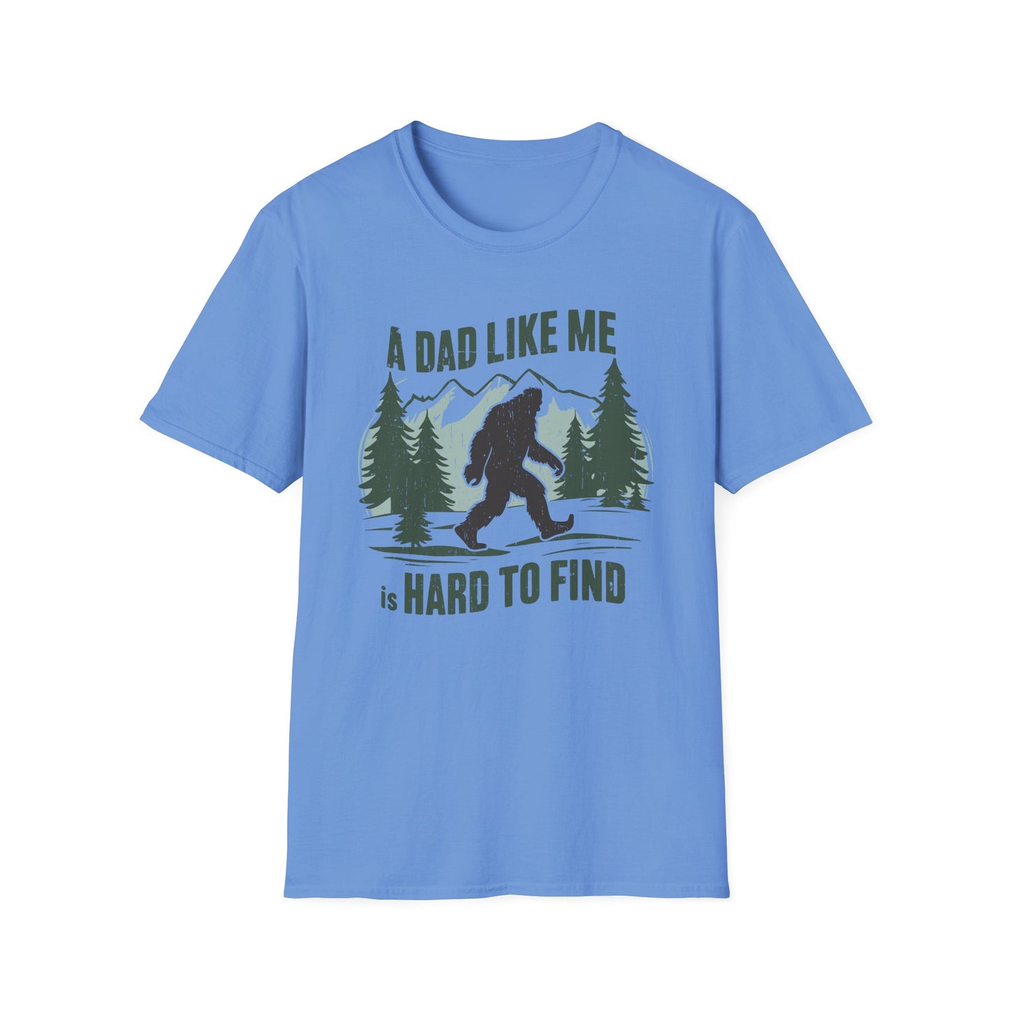 Bigfoot Dad T-Shirt, Funny Father's Day Gift, Unisex Graphic Tee, Nature Lover Shirt, Outdoor Adventure Apparel, Sasquatch Gift