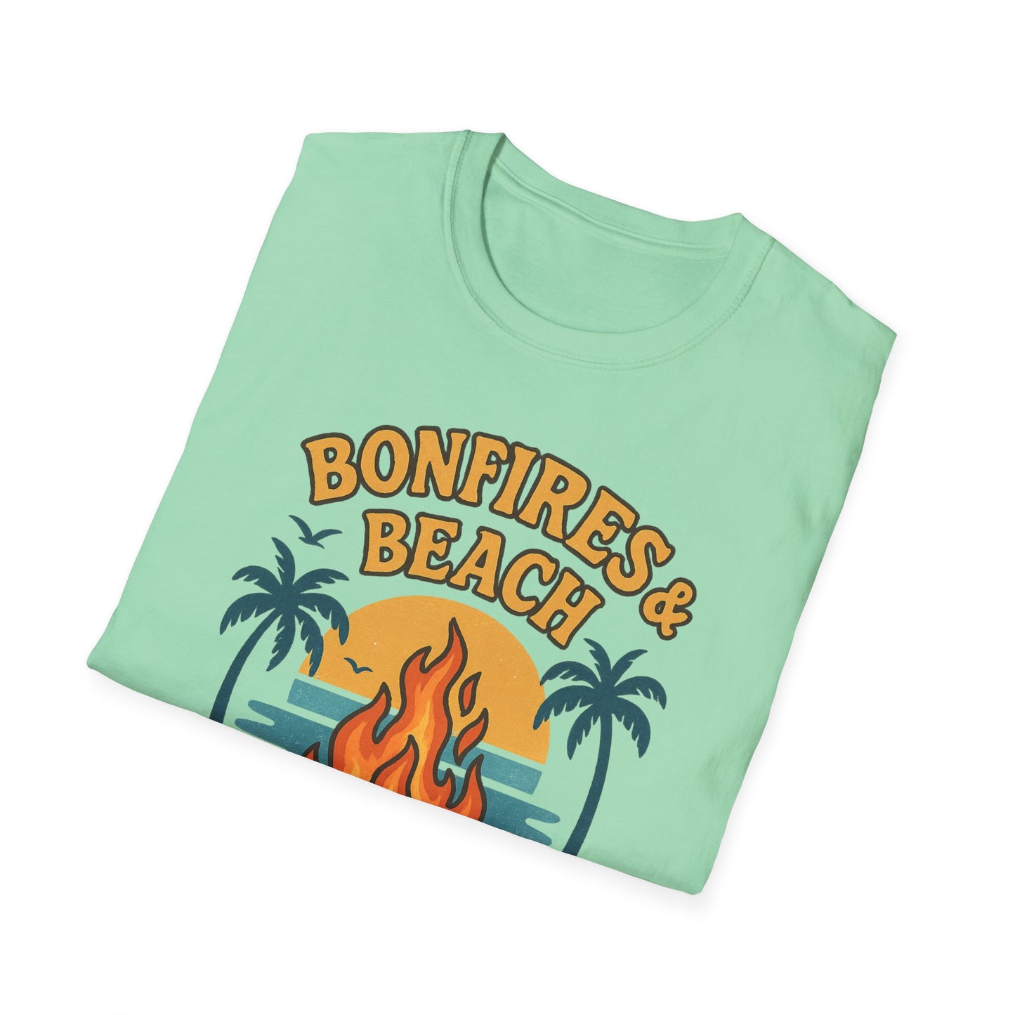 Bonfires & Beach T-Shirt β Perfect for Summer Nights