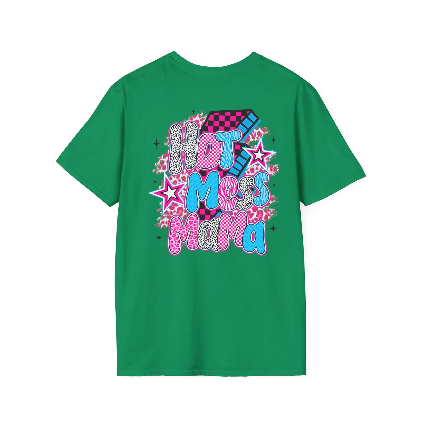 Hot Mess Vibes Fun Graphic Tee