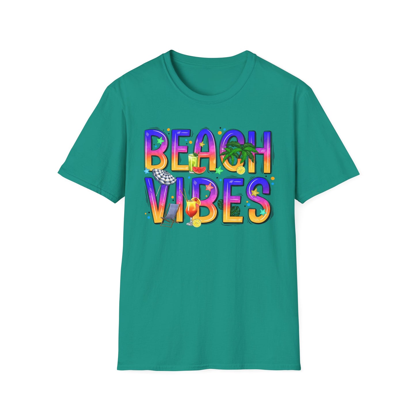 Beach Vibes - Bright and Fun Tee