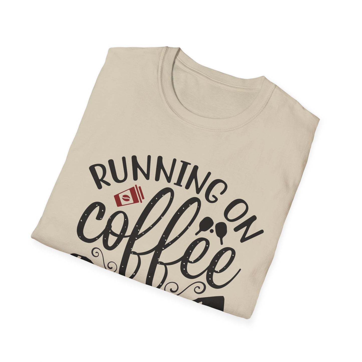 Coffee & Pickleball T-Shirt | Fun Gift for Coffee Lovers, Sports Enthusiasts, Tee for Active Lifestyles, Casual Wear, Everyday Style
