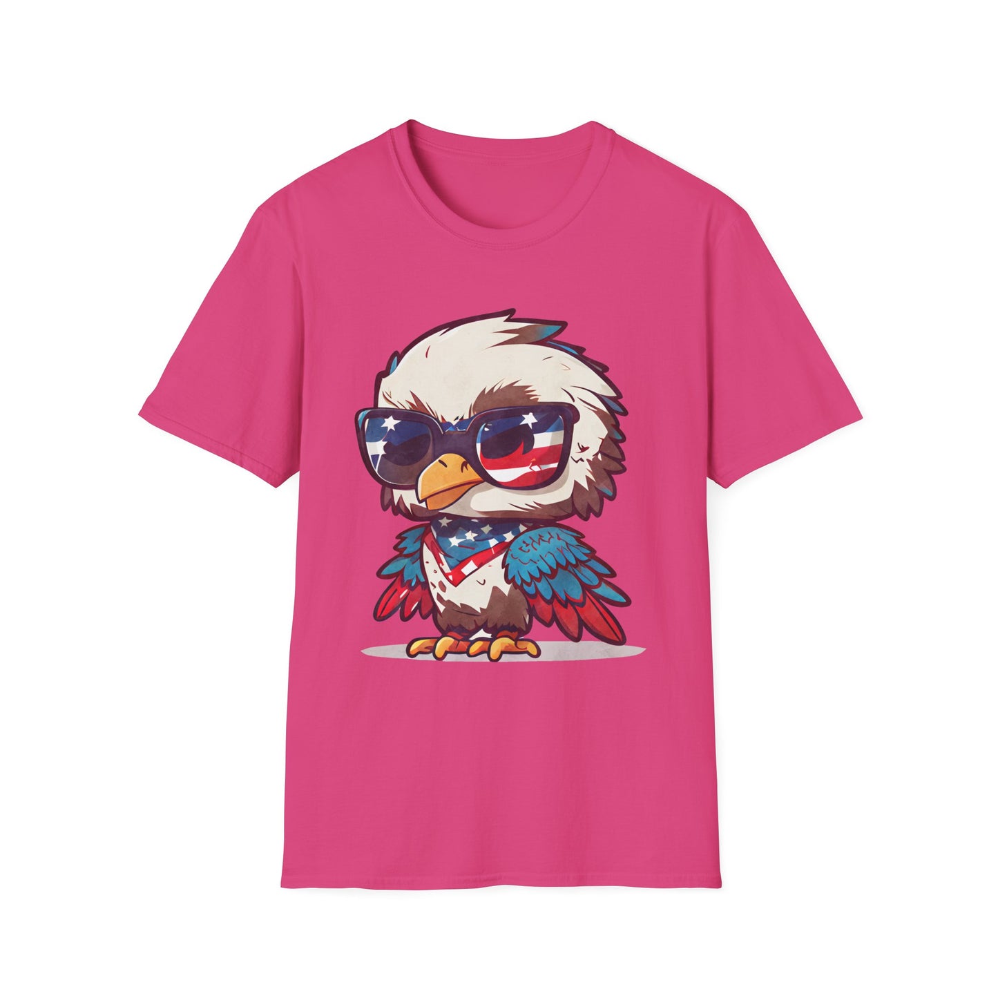 Patriotic Eagle Graphic T-Shirt