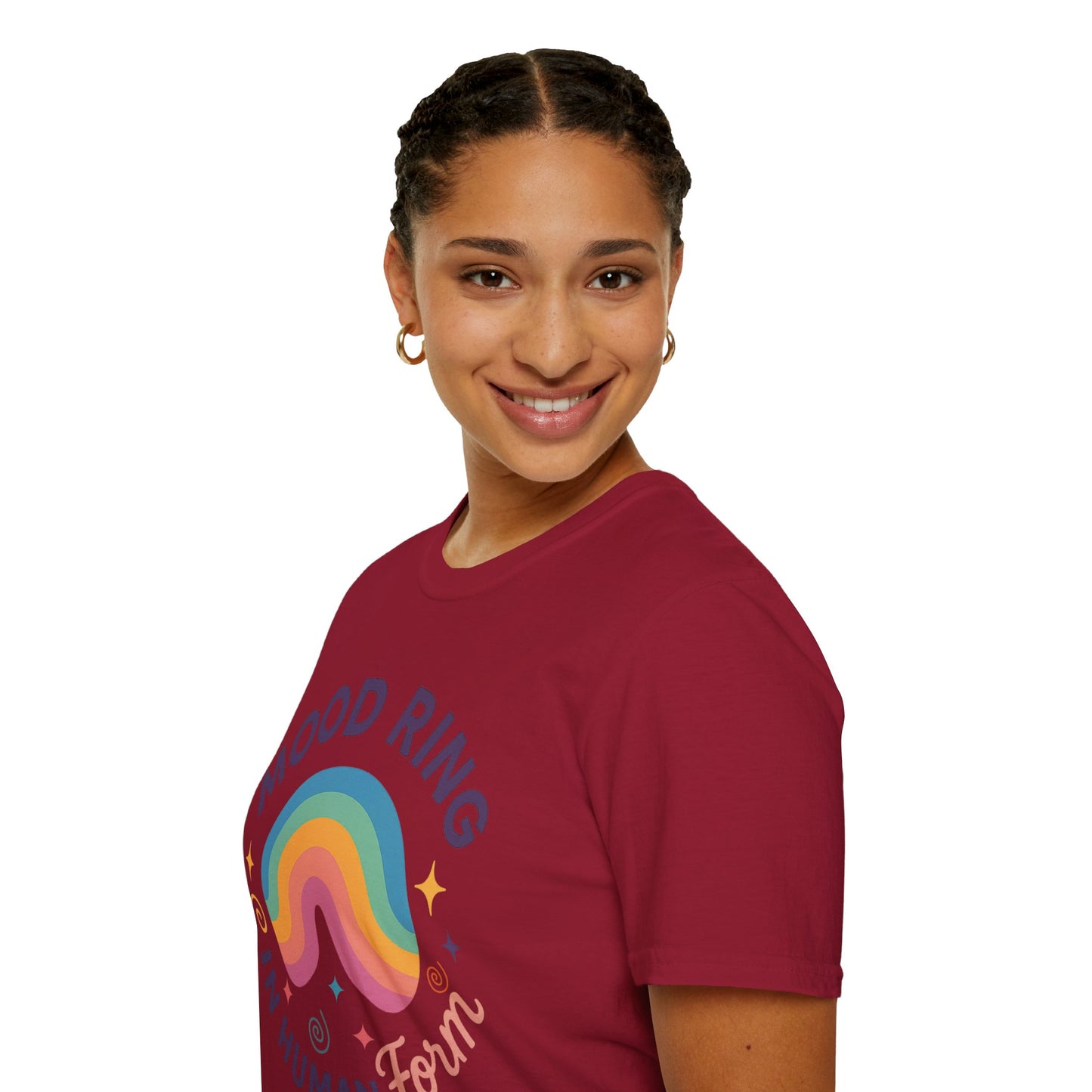 Mood Ring In Human Form - Fun & Colorful Tee for Positive Vibes