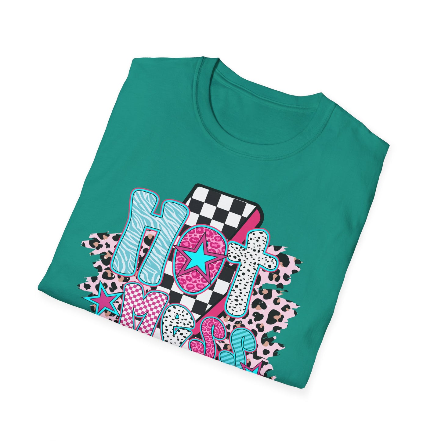 Fun 'Hot Mess Mama' T-Shirt - Perfect for Moms!
