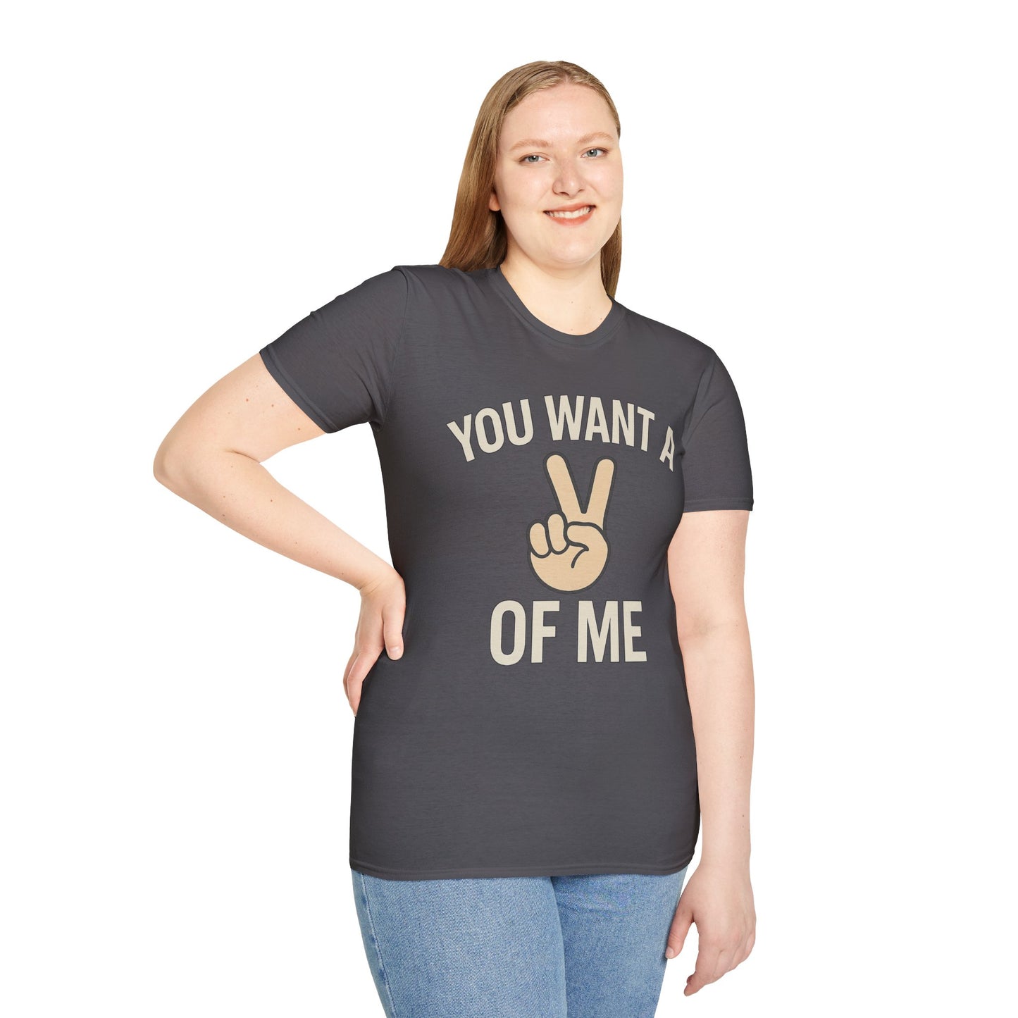 "You Want a Piece of Me" Graphic Tee for Casual Vibes