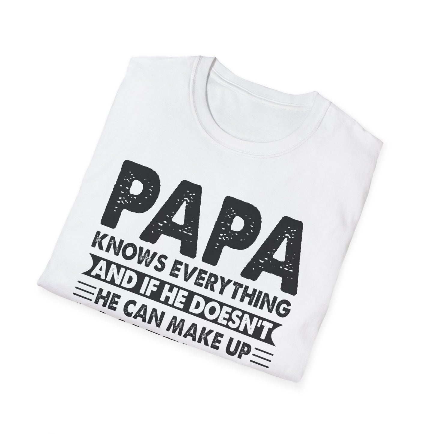 Funny Papa T-Shirt, Gift for Dad, Birthday Shirt, Fun Father's Day Tee, Dad Humor Apparel