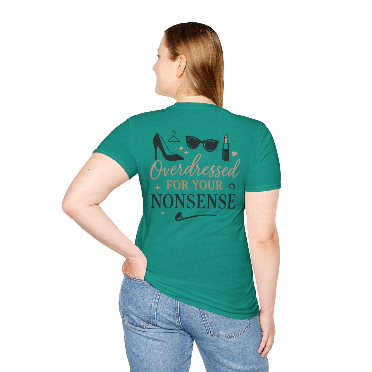 Funny Overdressed T-Shirt - Perfect for Casual Outings & Gift Occasions