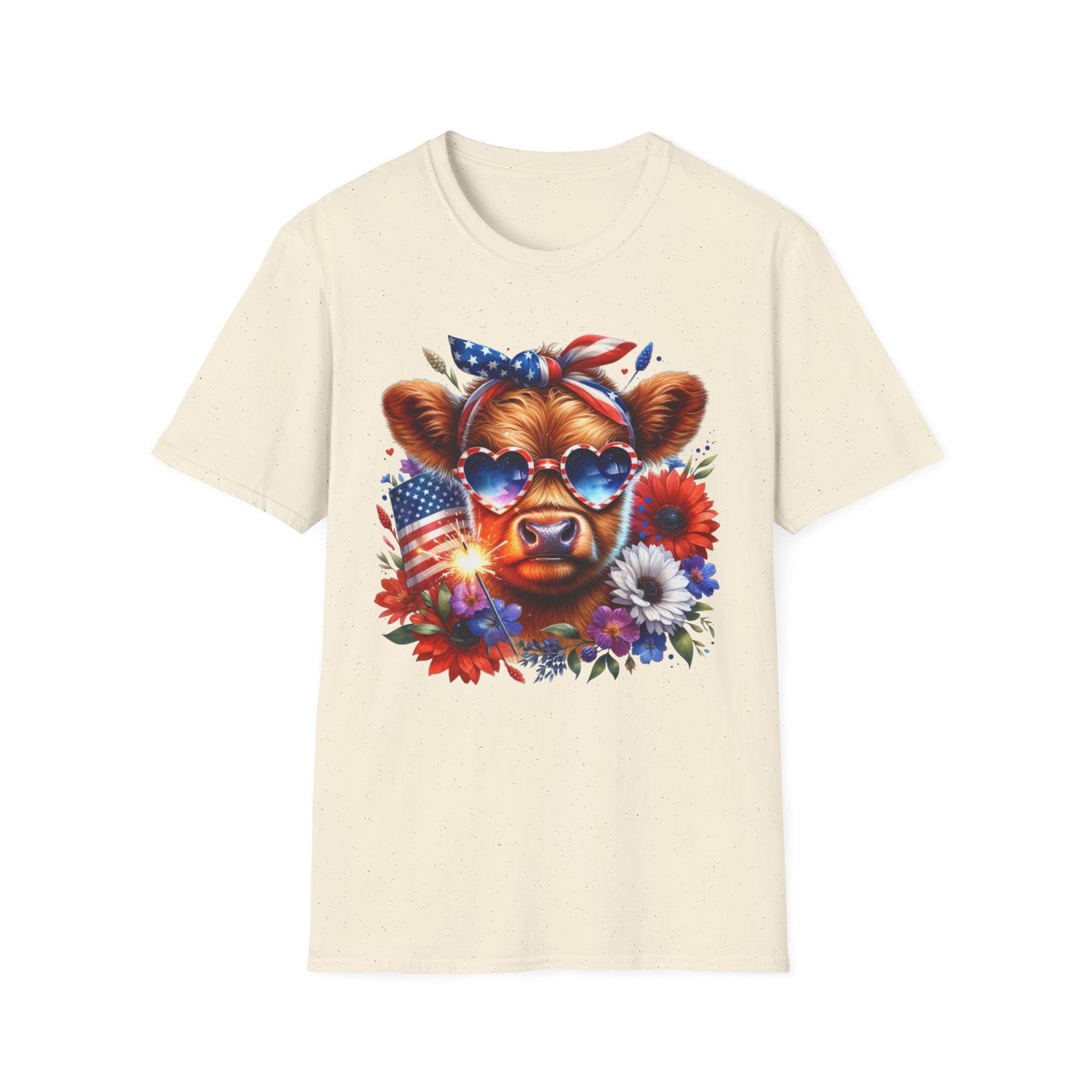 Patriotic Cow T-Shirt - for Summer Celebrations
