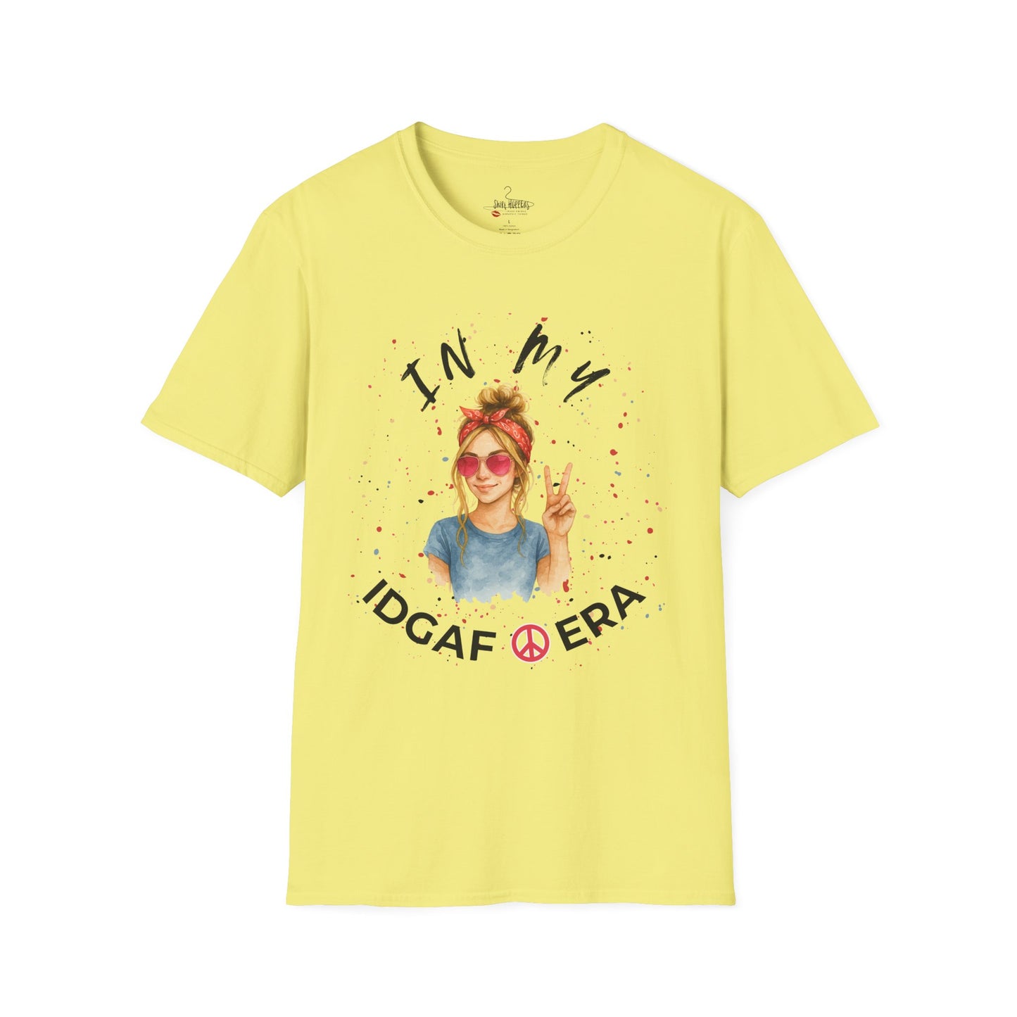 IDGAF ERA - Trendy Graphic T-Shirt for Casual Vibes - Perfect Gift for Friends, Birthday Celebration, Festivals, Everyday Wear, Unique Style
