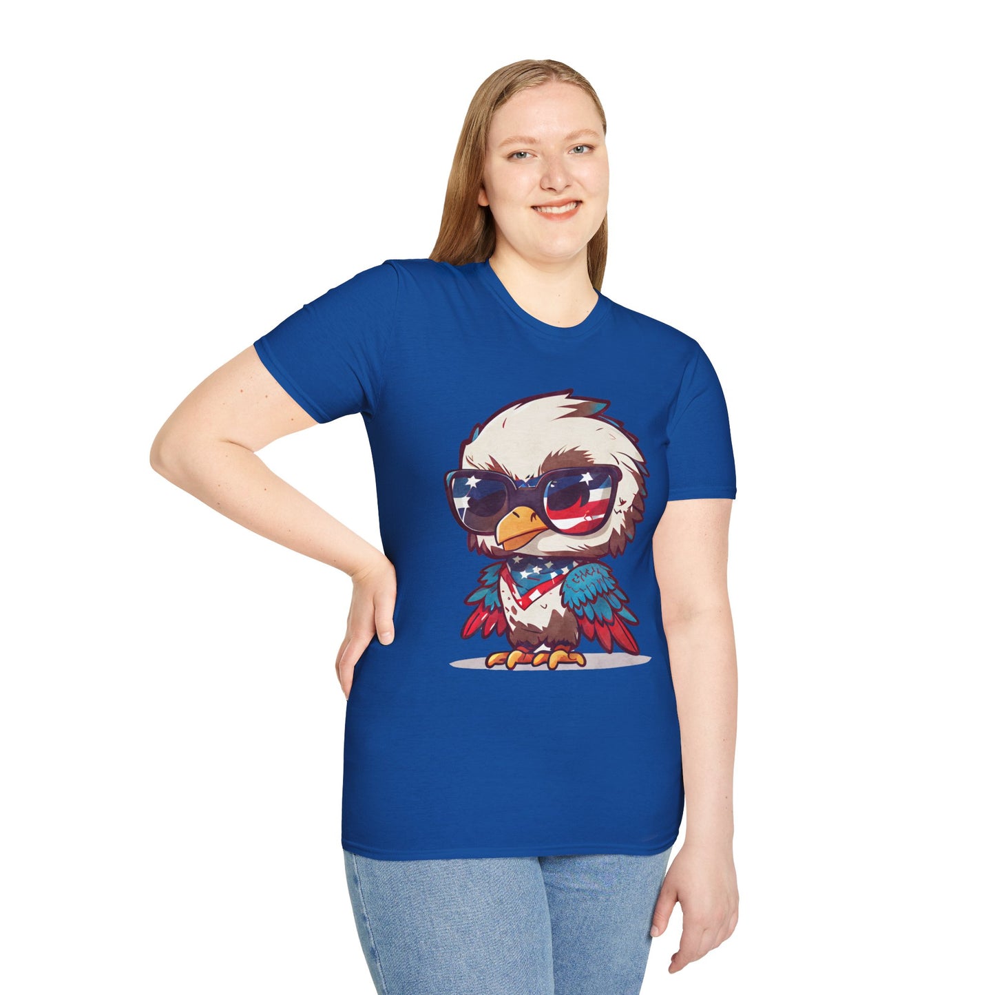Patriotic Eagle Graphic T-Shirt