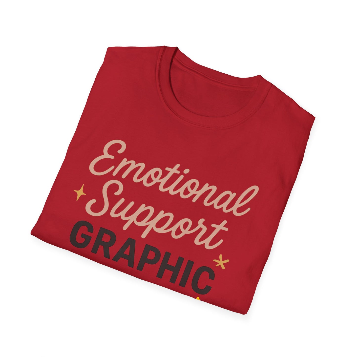 Emotional Support Graphic T-Shirt for Positivity Lovers