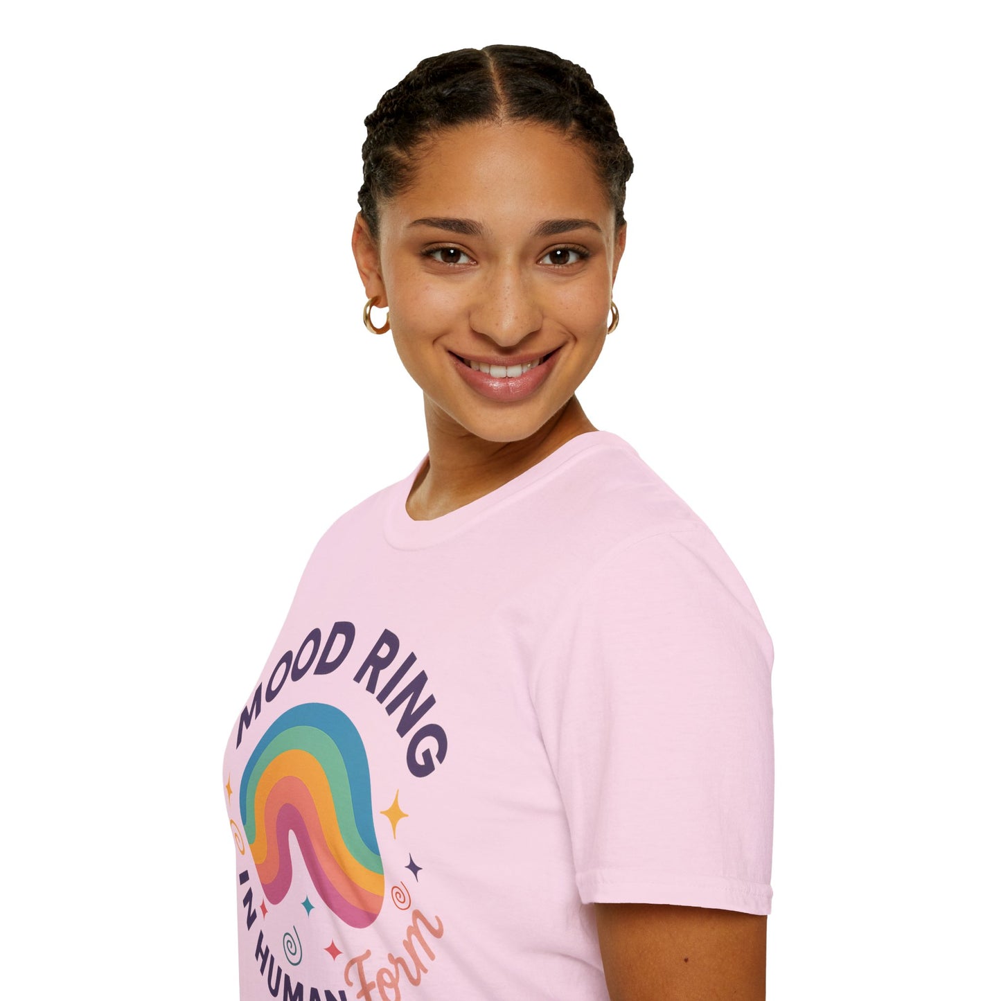 Mood Ring In Human Form - Fun & Colorful Tee for Positive Vibes