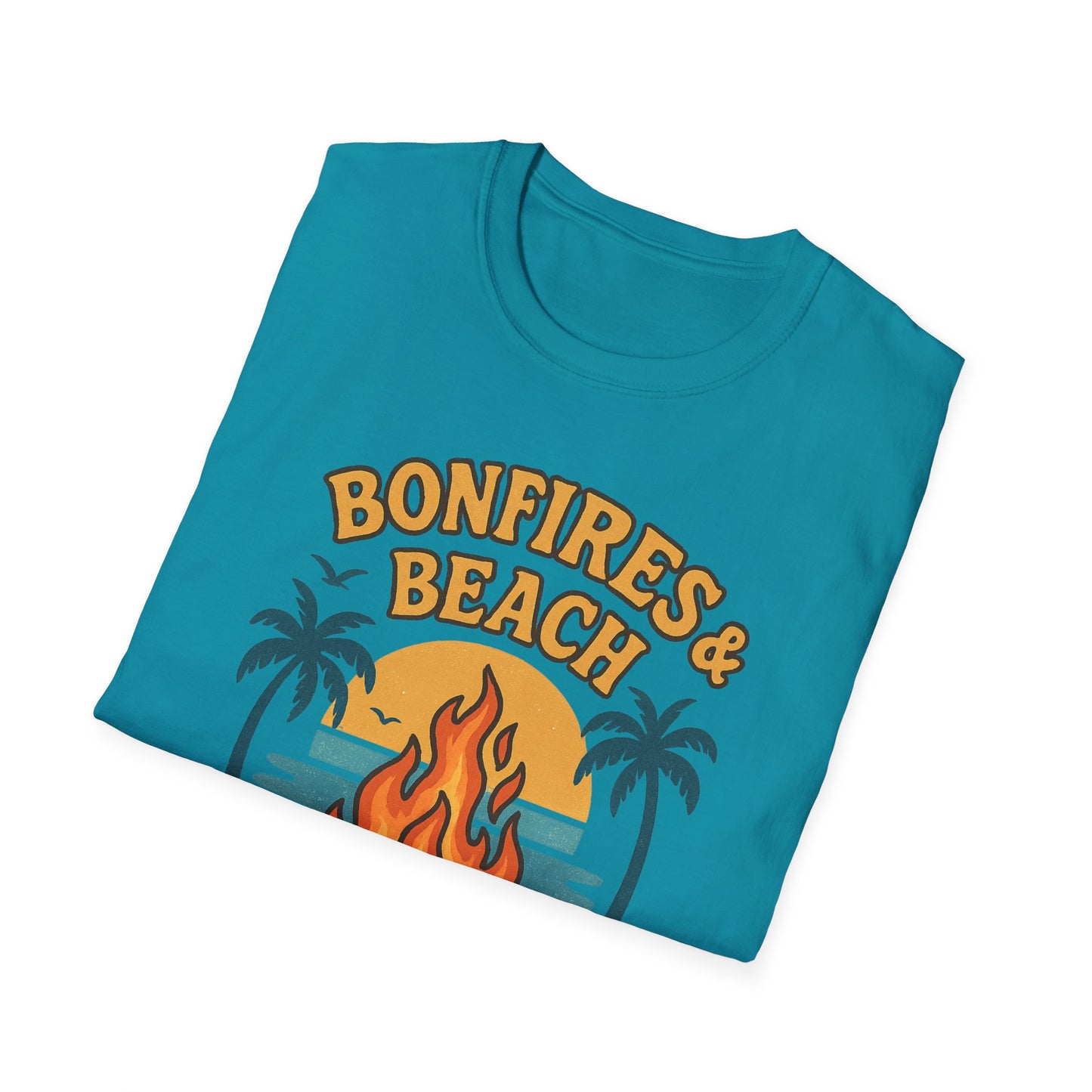 Bonfires & Beach T-Shirt β Perfect for Summer Nights