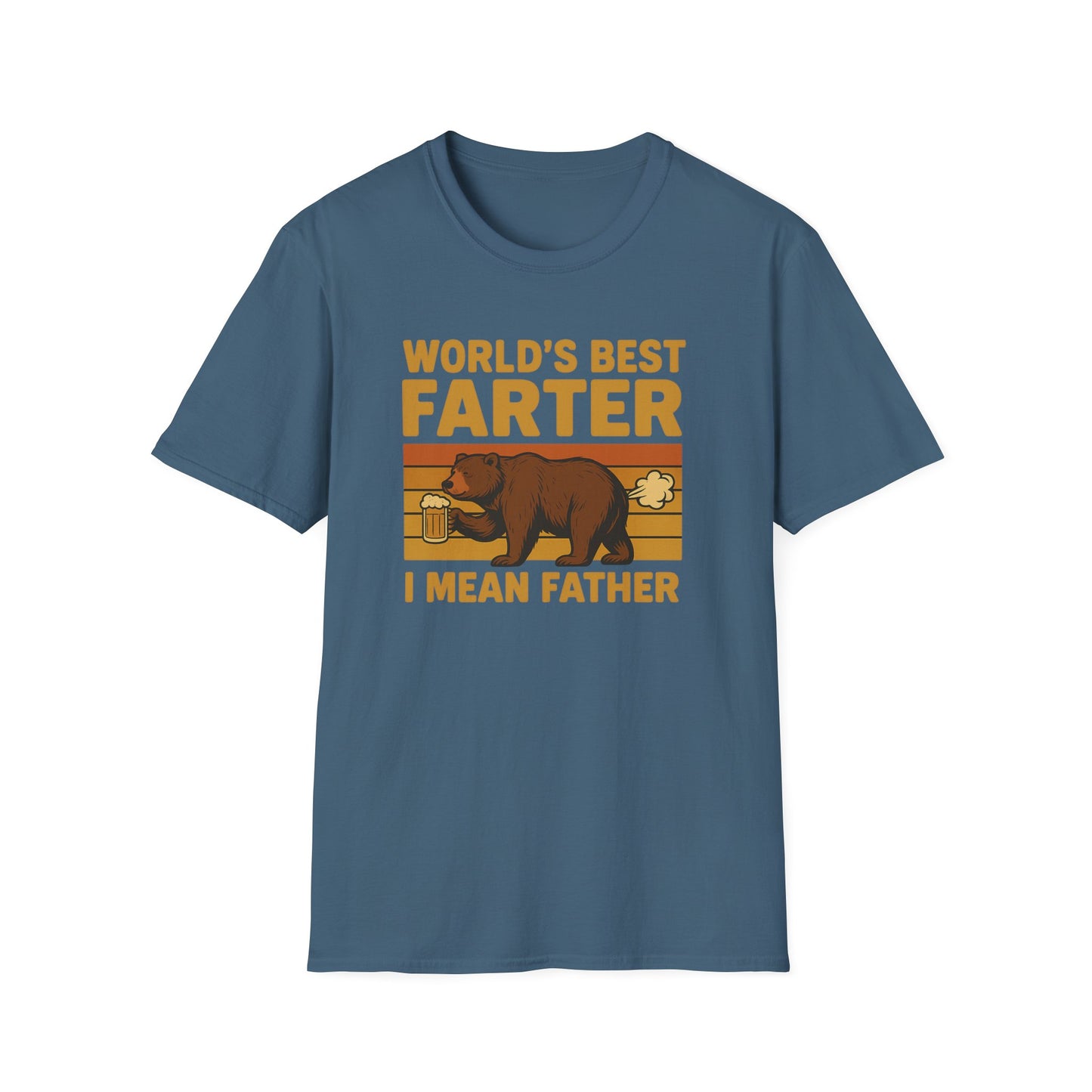 Funny Fathers Day T-Shirt, World's Best Farter Shirt, Dad Humor Tee, Unisex Gift for Dad, Comfy Father's Day Apparel