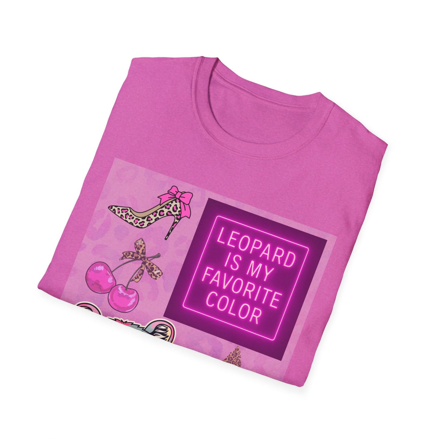 Leopard is my Favorite Color Graphic Tee – Fun & Trendy Apparel