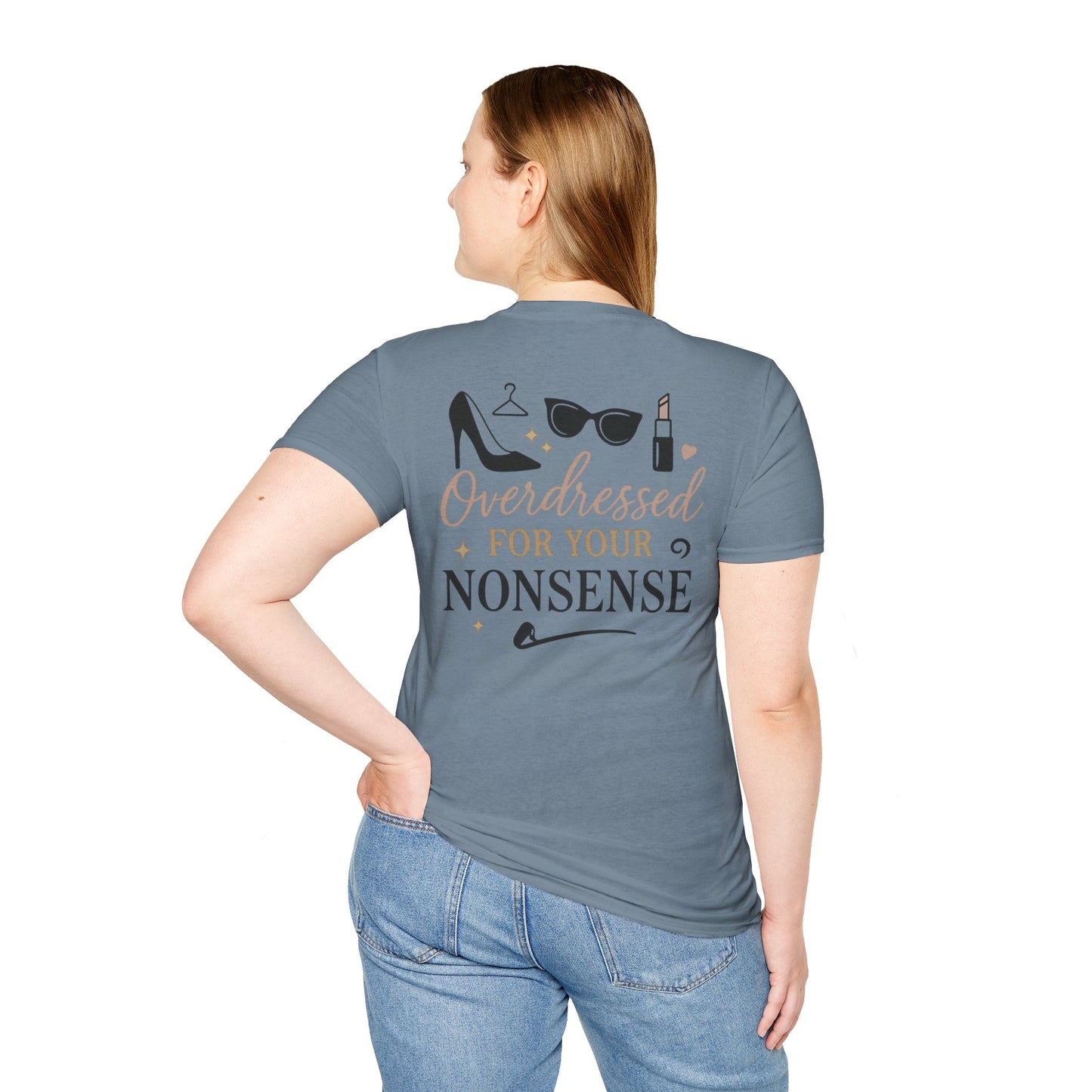 Funny Overdressed T-Shirt - Perfect for Casual Outings & Gift Occasions