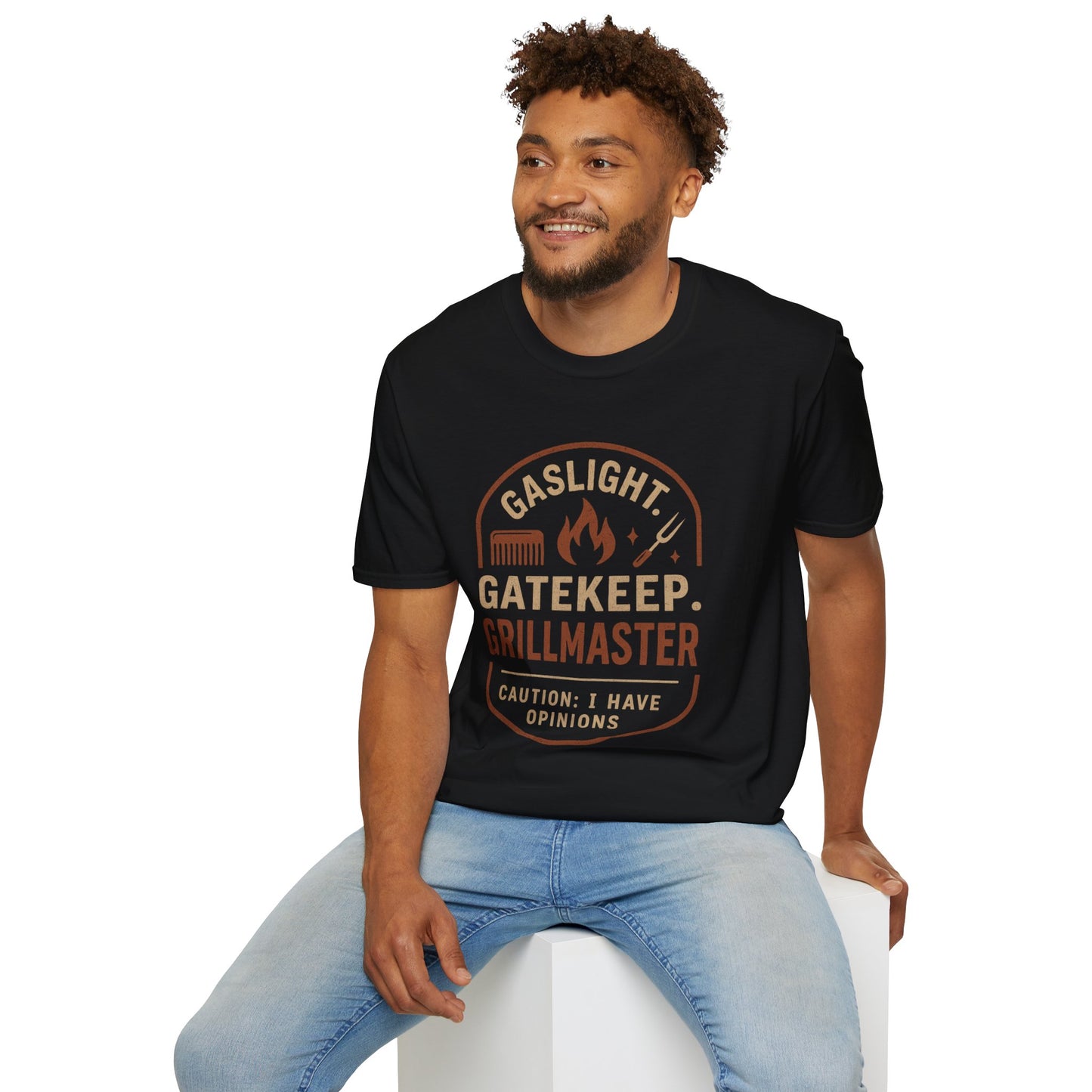 Gaslight Gatekeep Grillmaster Tee for BBQ Lovers