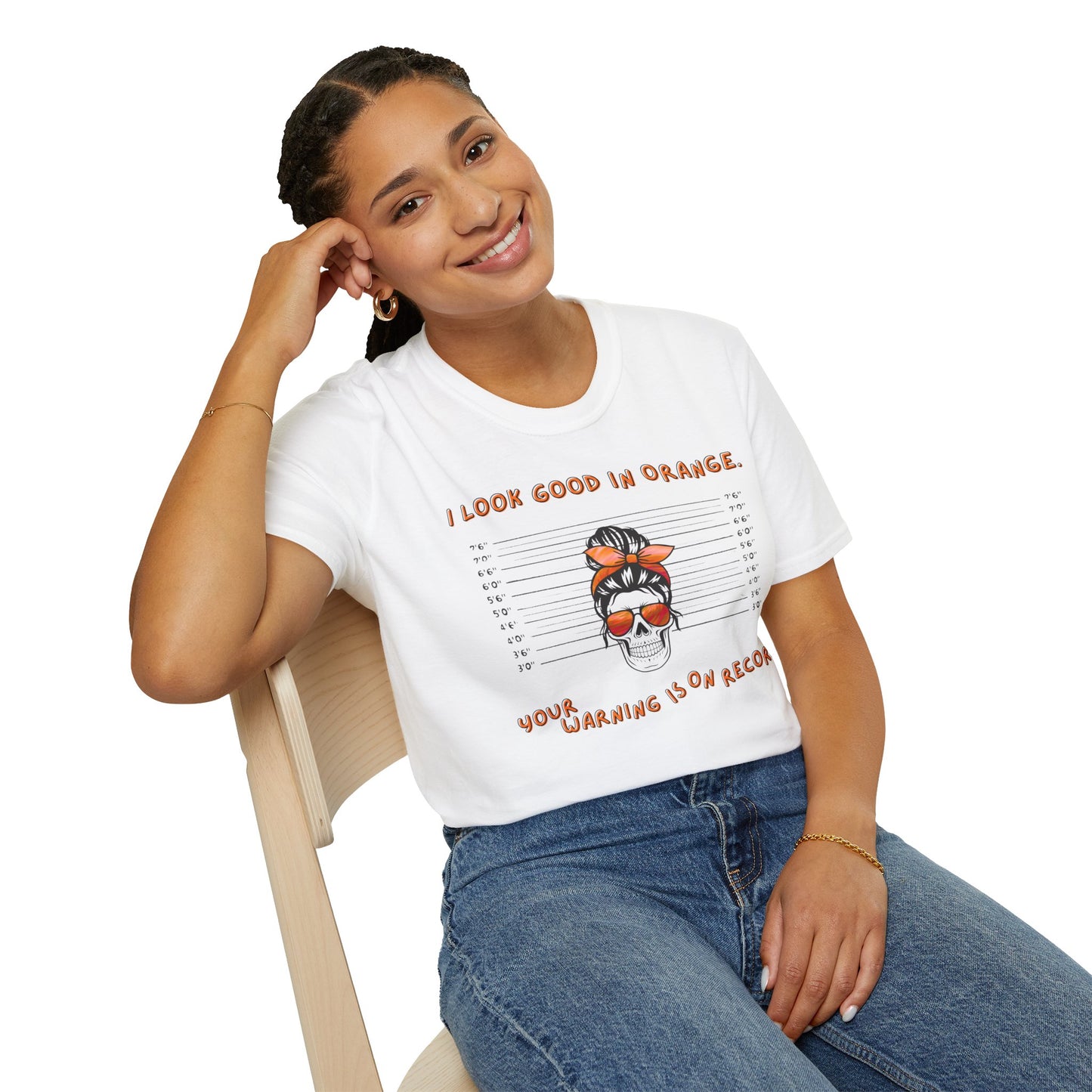 I Look Good in Orange - Fun Statement Tee for Casual Wear