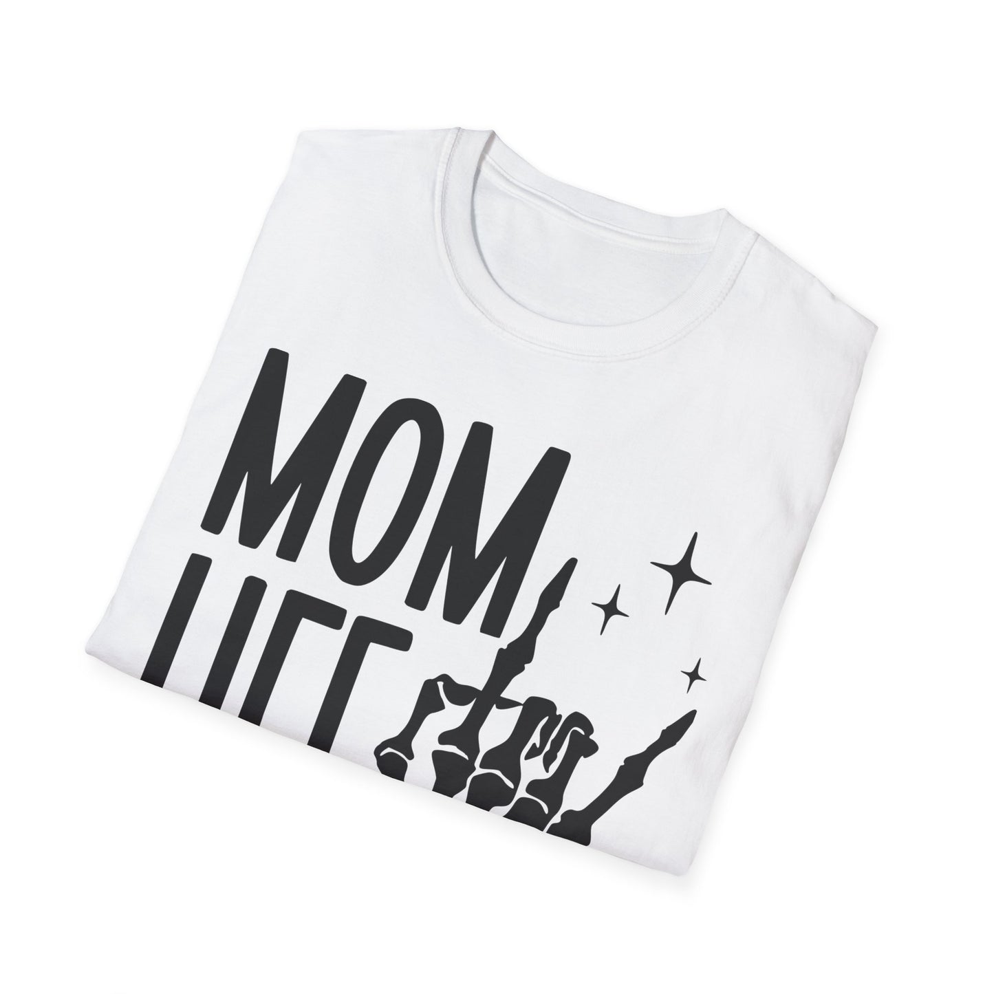 Mom Life Skeleton Hand T-Shirt