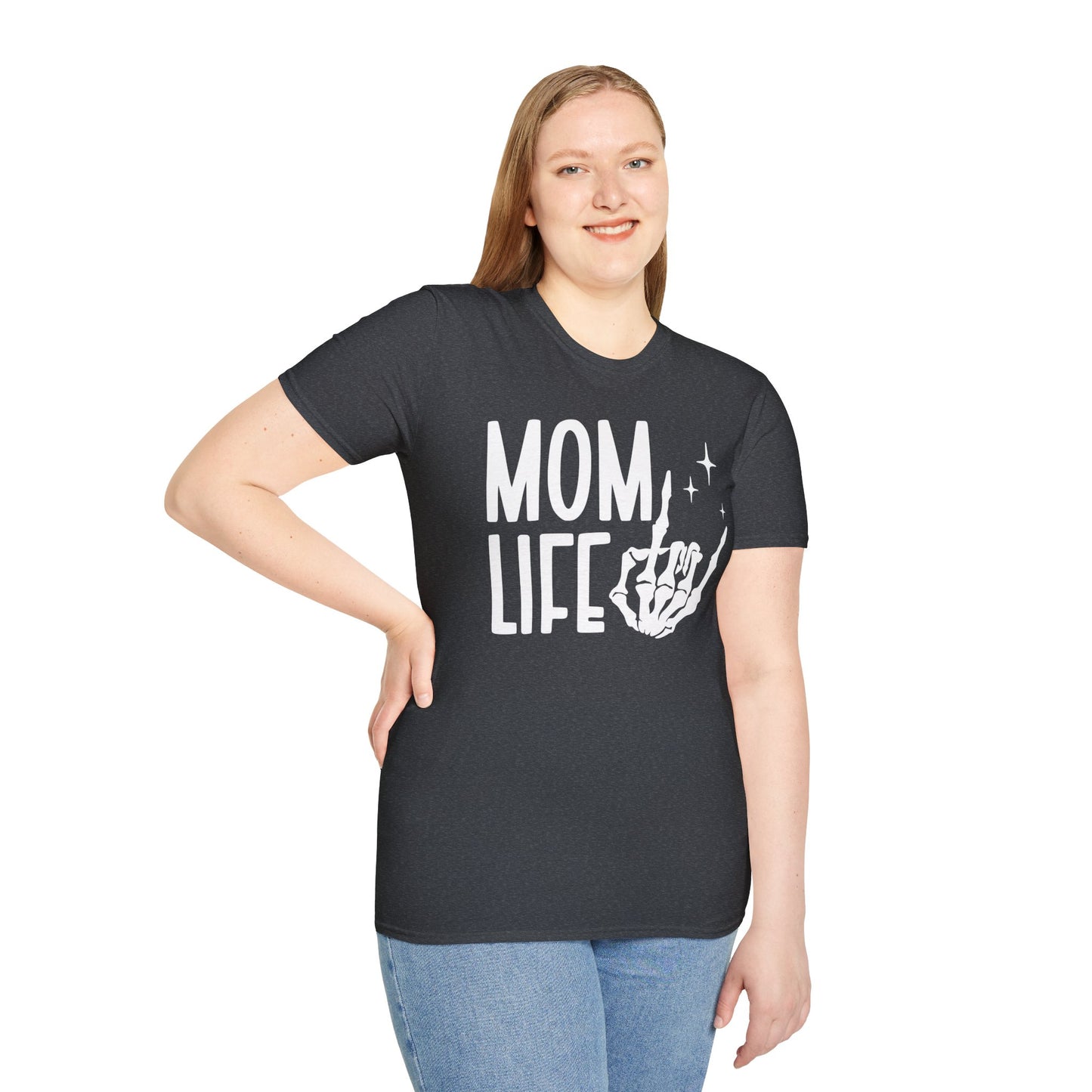 Mom Life Unisex Softstyle T-Shirt - Comfortable & Stylish for Moms