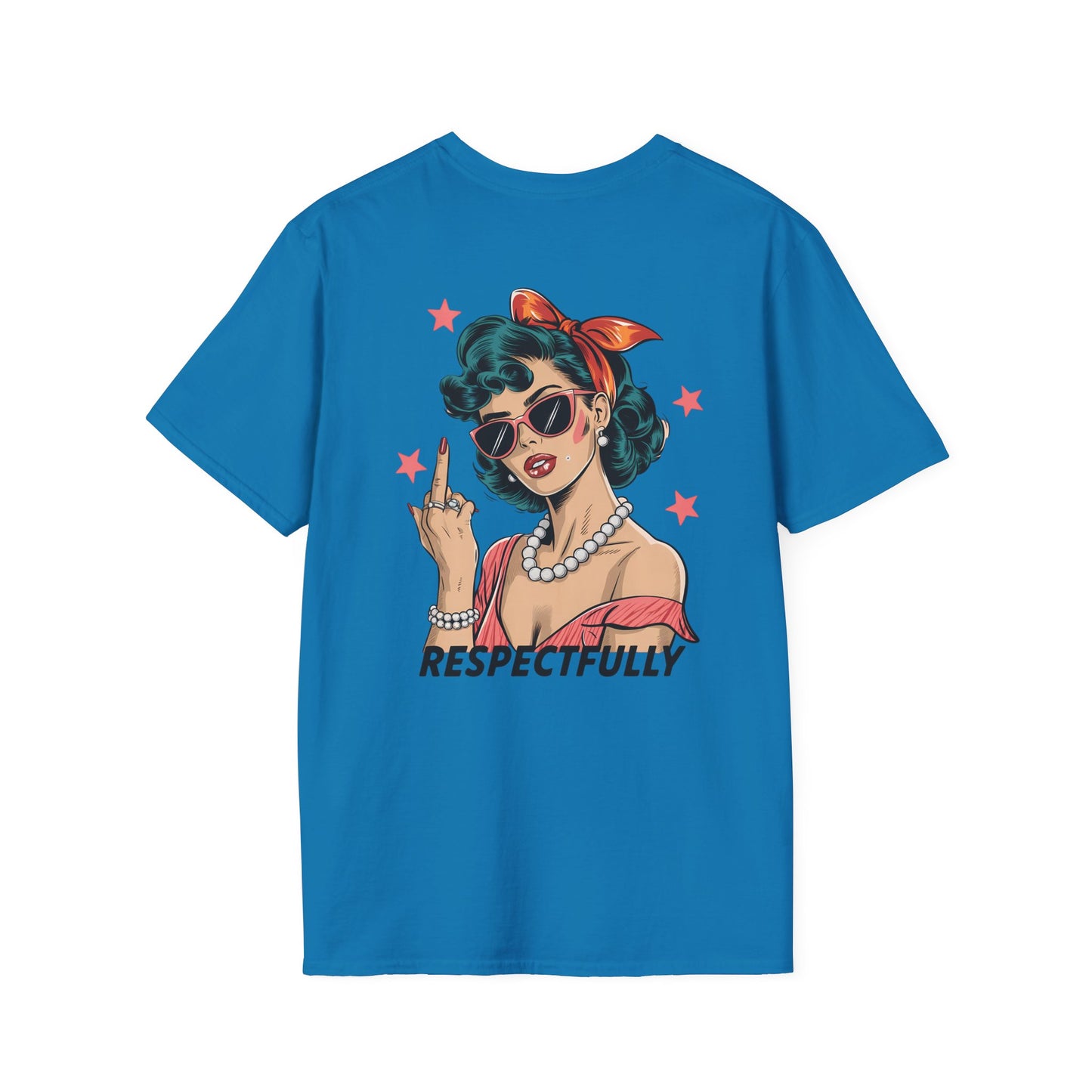 Retro Graphic Tees - Respectfully Statement Shirt