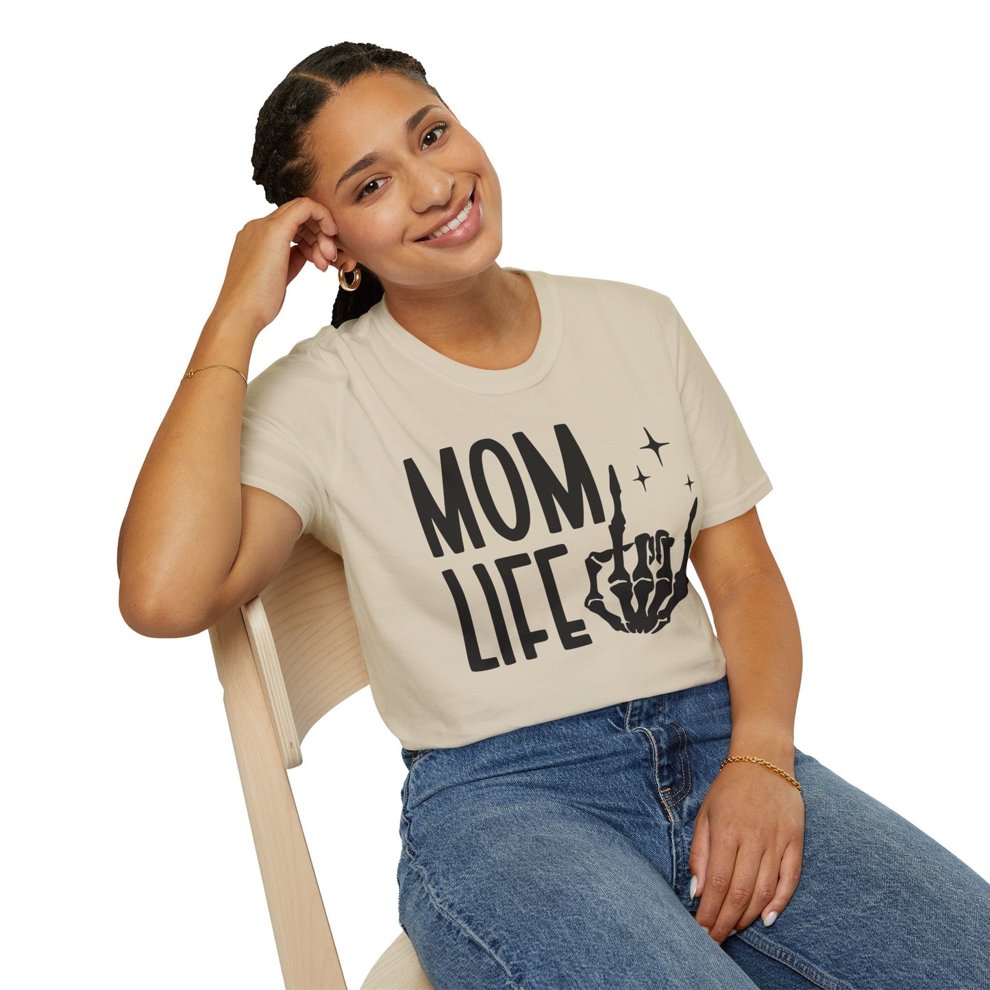 Mom Life Skeleton Hand T-Shirt