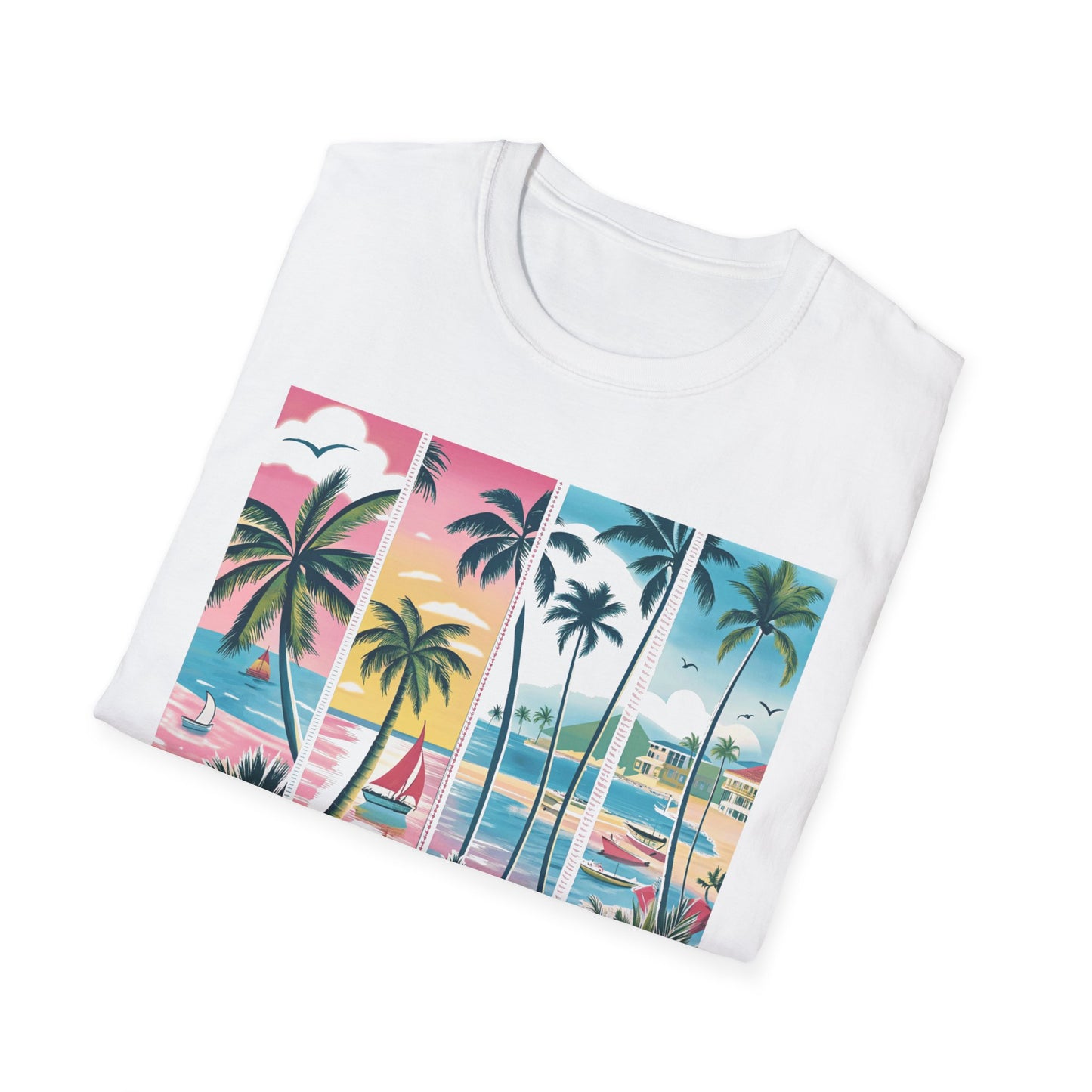 Salty Soul Tropical Vibe Tee for Beach Lovers