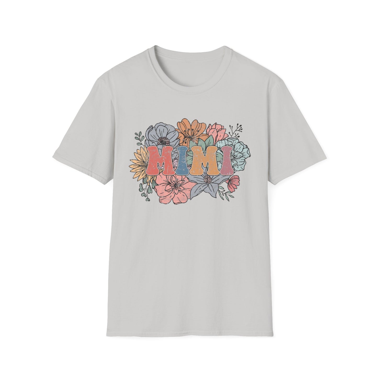 Floral 'Mimi' Unisex T-Shirt - Perfect Gift for Moms, Mother's Day, Family Gatherings, Casual Wear, Spring Fashion