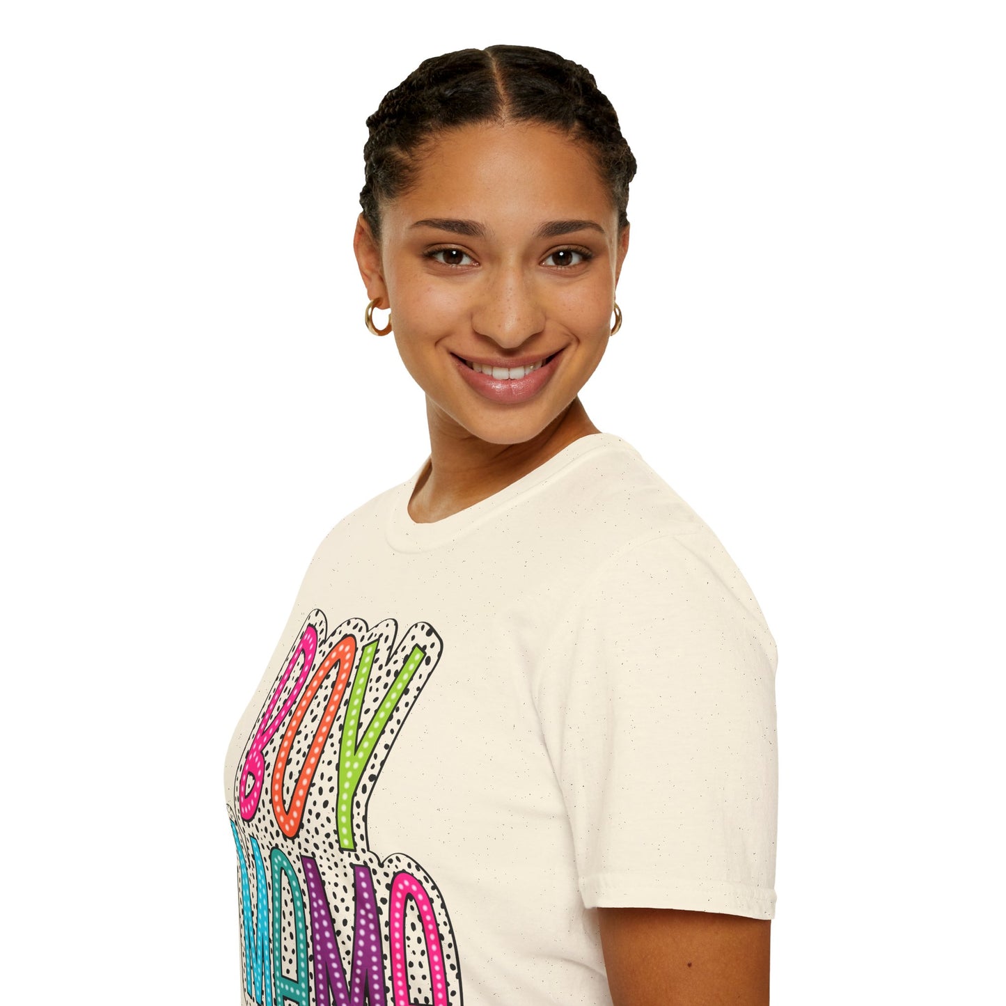 Boy Mama Colorful Graphic Tee for Moms