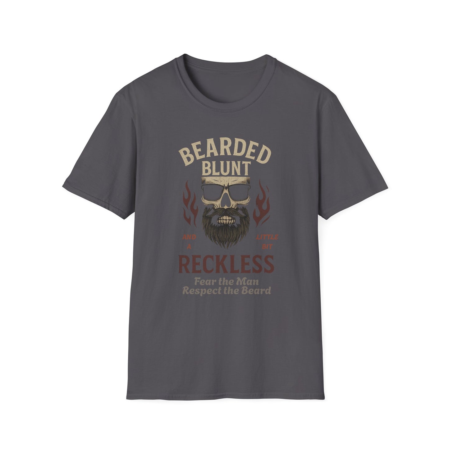 Bearded and Reckless Unisex Tee for Beard Lovers