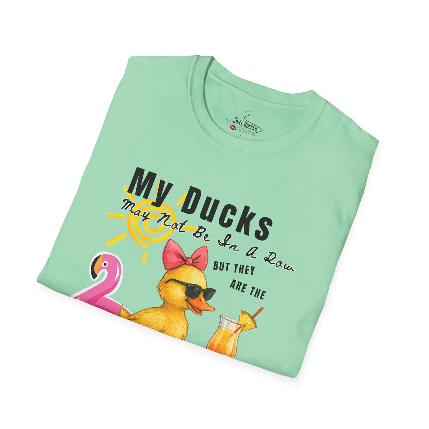 Duck - Life of The Party T-Shirt, Fun Summer Tee, Quirky Gift, Pool Party Shirt, Duck Lover Apparel