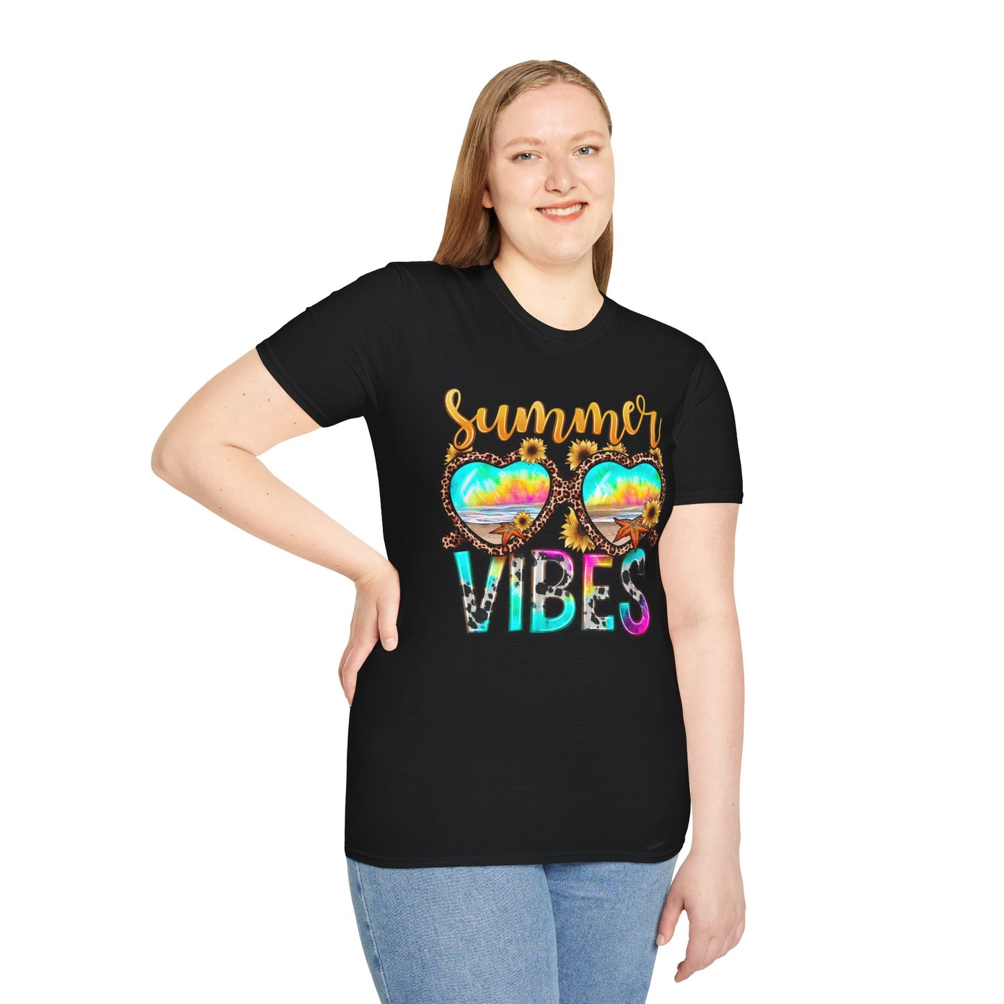 Summer Vibes Graphic -Tee for a Chill Summer