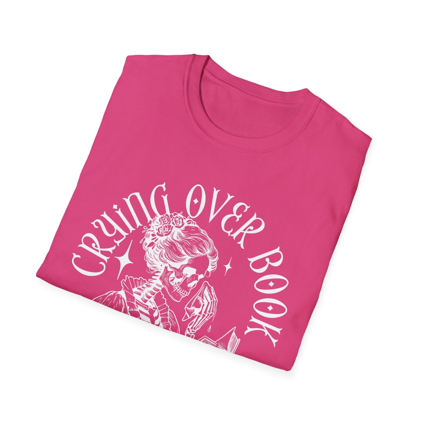 Crying Over Book Boyfriends T-Shirt - Perfect for Book Lovers