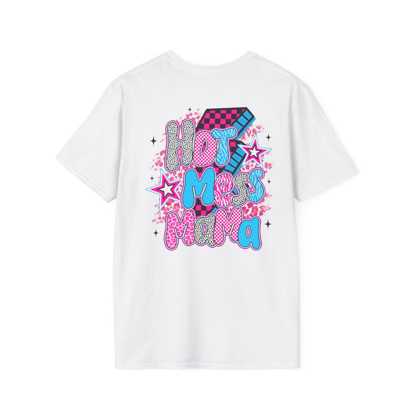 Hot Mess Vibes Fun Graphic Tee
