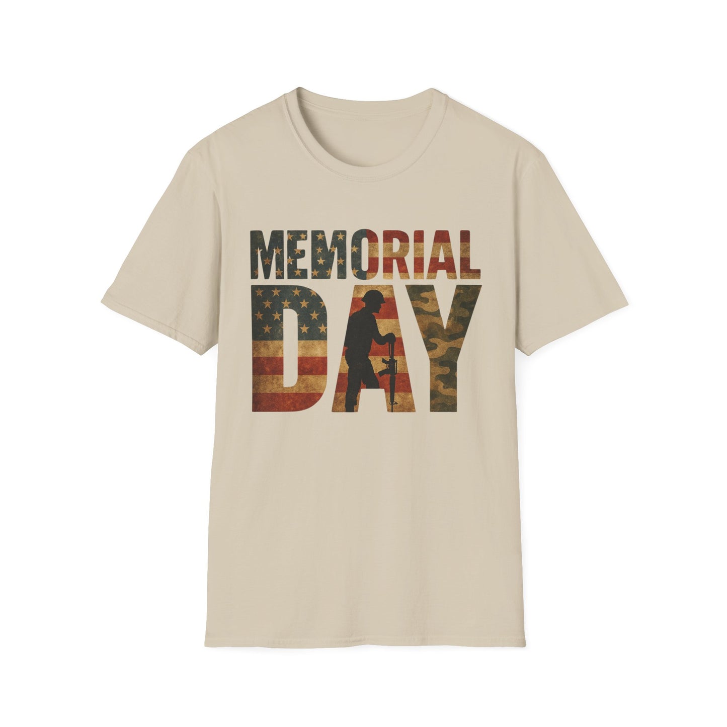 Memorial Day Camo Graphic - T-Shirt