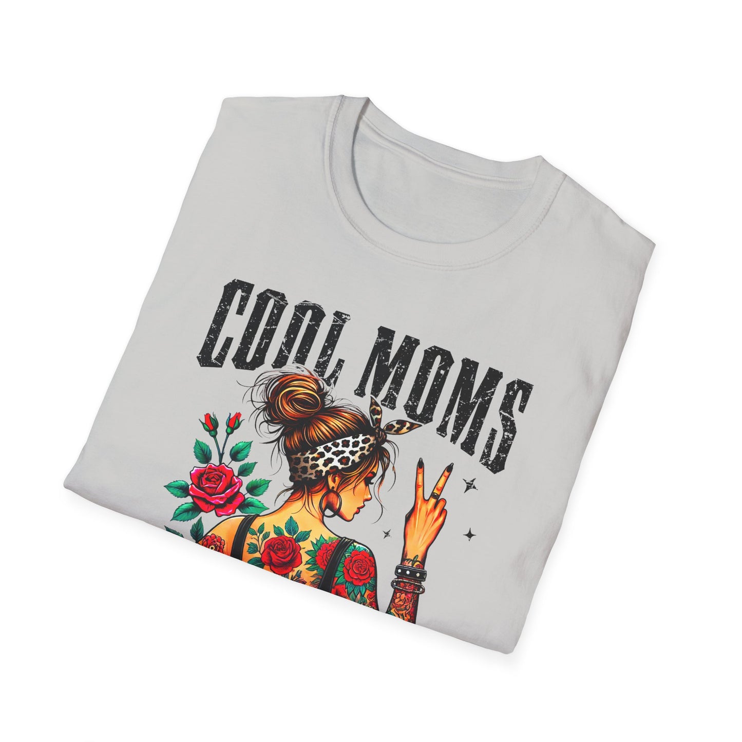 Cool Moms Tattoo Graphic T-Shirt