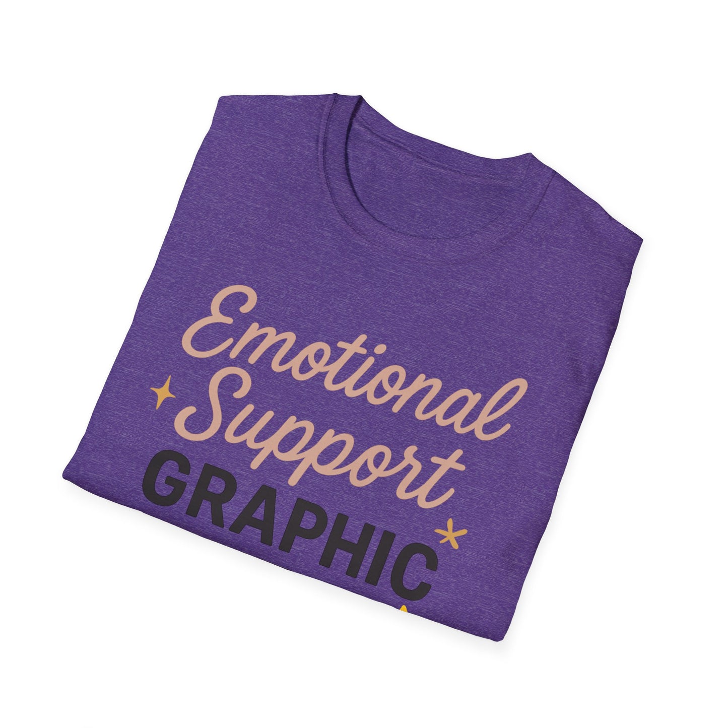 Emotional Support Graphic T-Shirt for Positivity Lovers