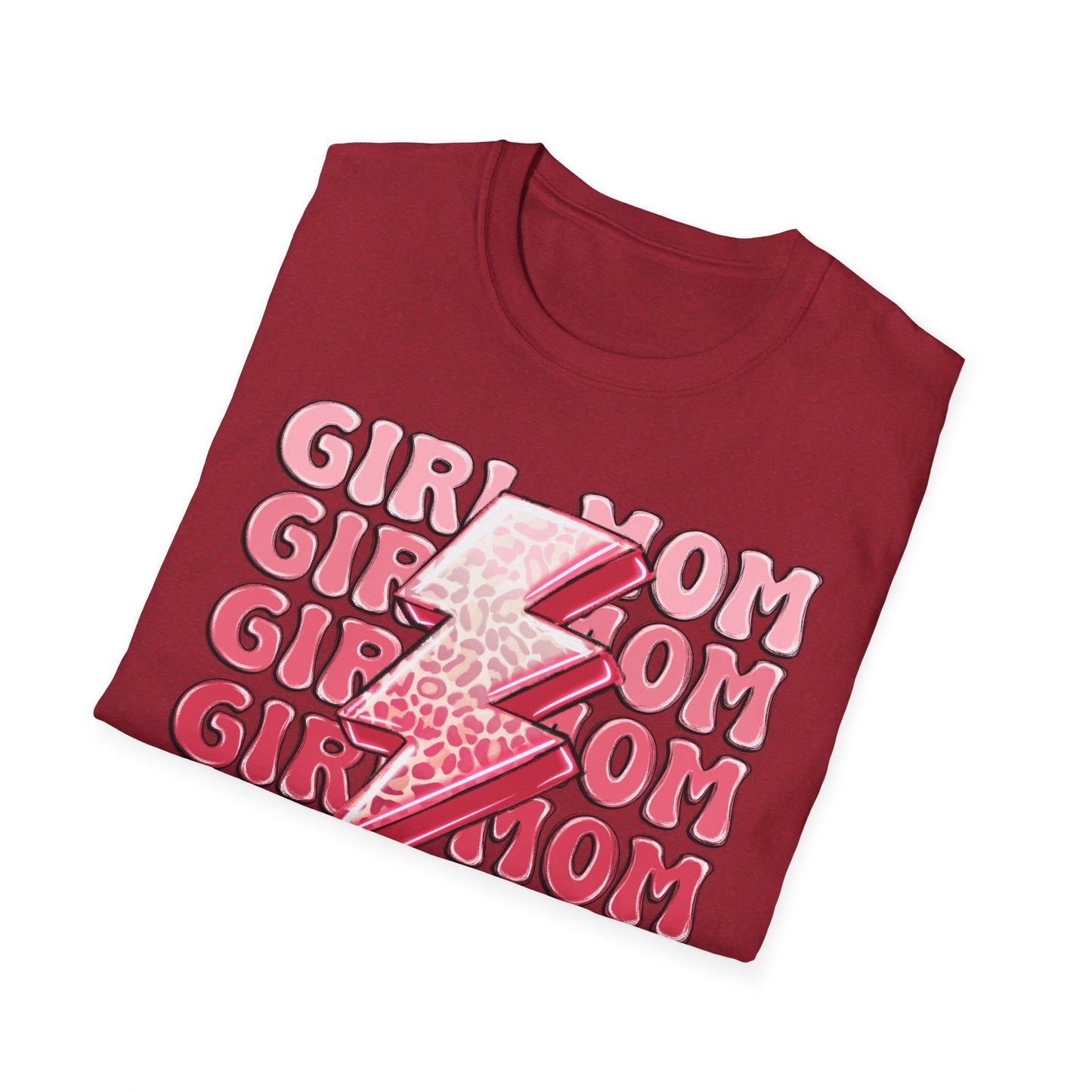 Girl Mom Softstyle T-Shirt - Trendy Casual Tee for Moms
