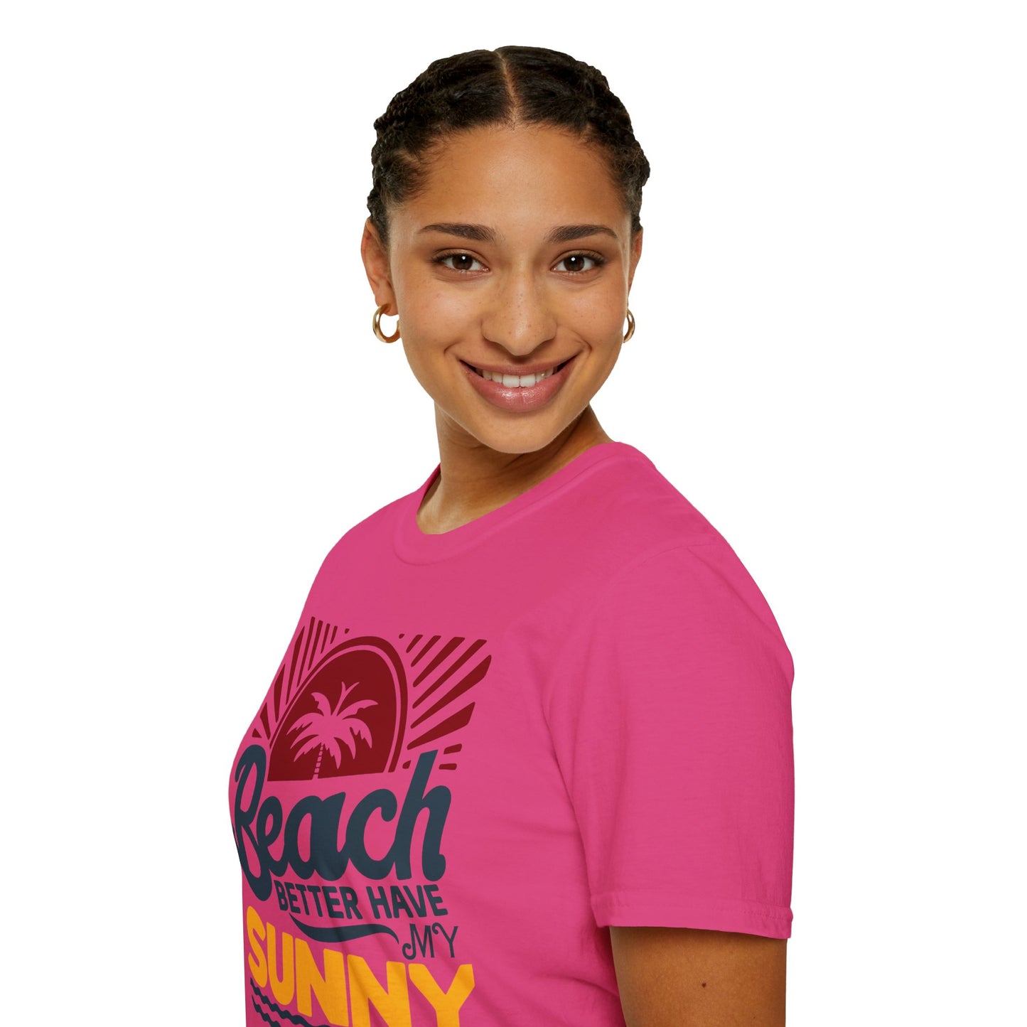 Beach Vibes Unisex Softstyle T-Shirt - 'Beach Better Have My Sunny'