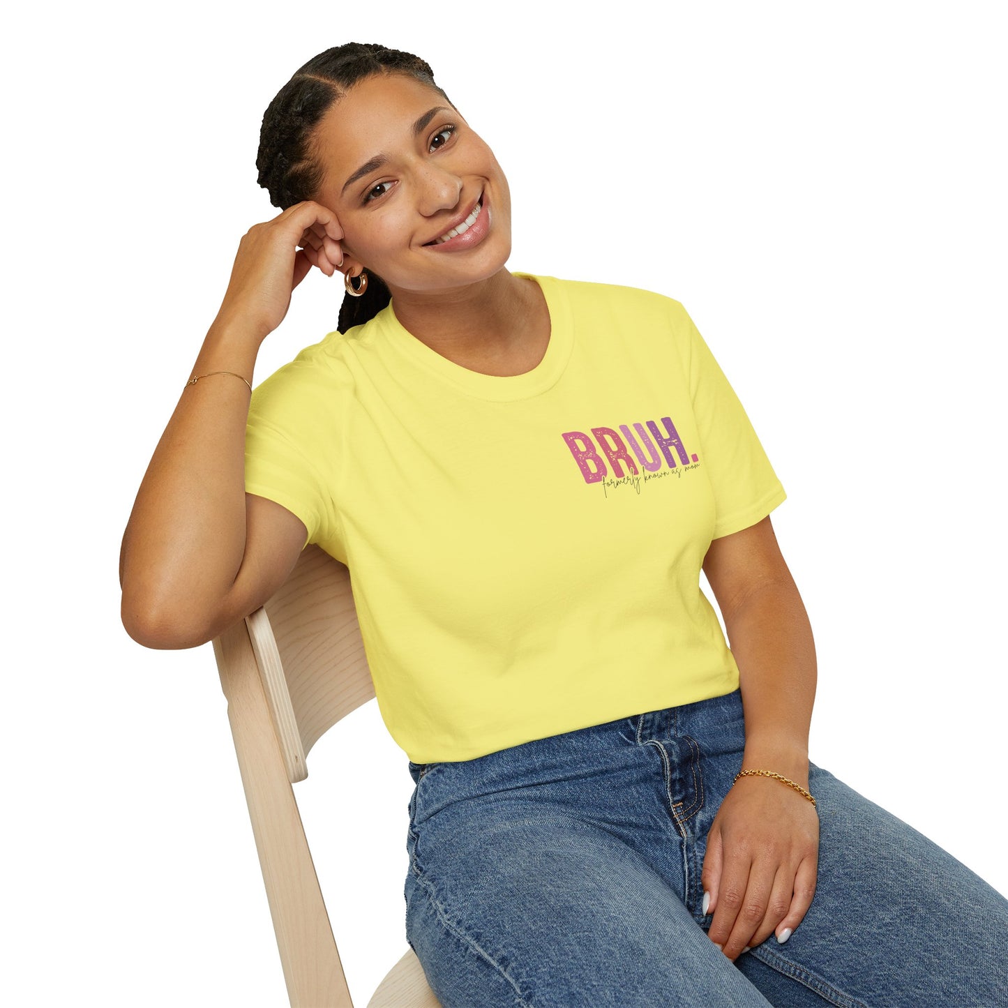 Mom Life Bruh Unisex Softstyle T-Shirt - Perfect Gift for Mothers