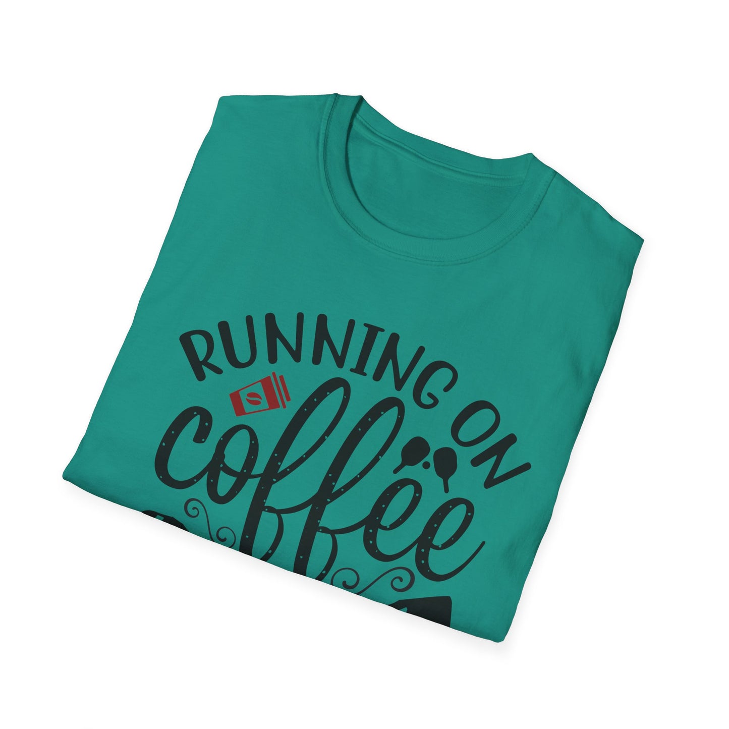 Coffee & Pickleball T-Shirt | Fun Gift for Coffee Lovers, Sports Enthusiasts, Tee for Active Lifestyles, Casual Wear, Everyday Style