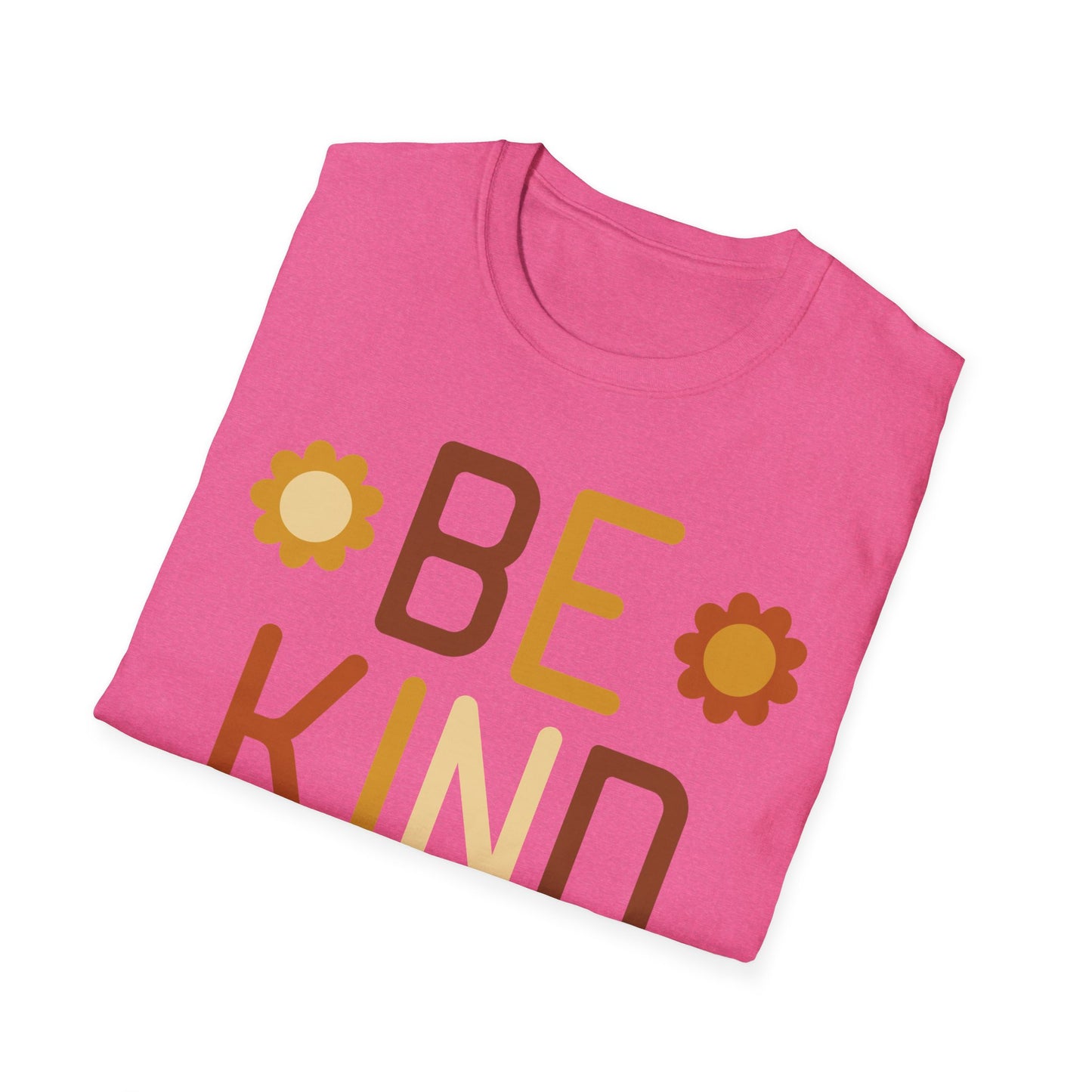 Be Kind Unisex Softstyle T-Shirt - Positive Vibes Casual Wear