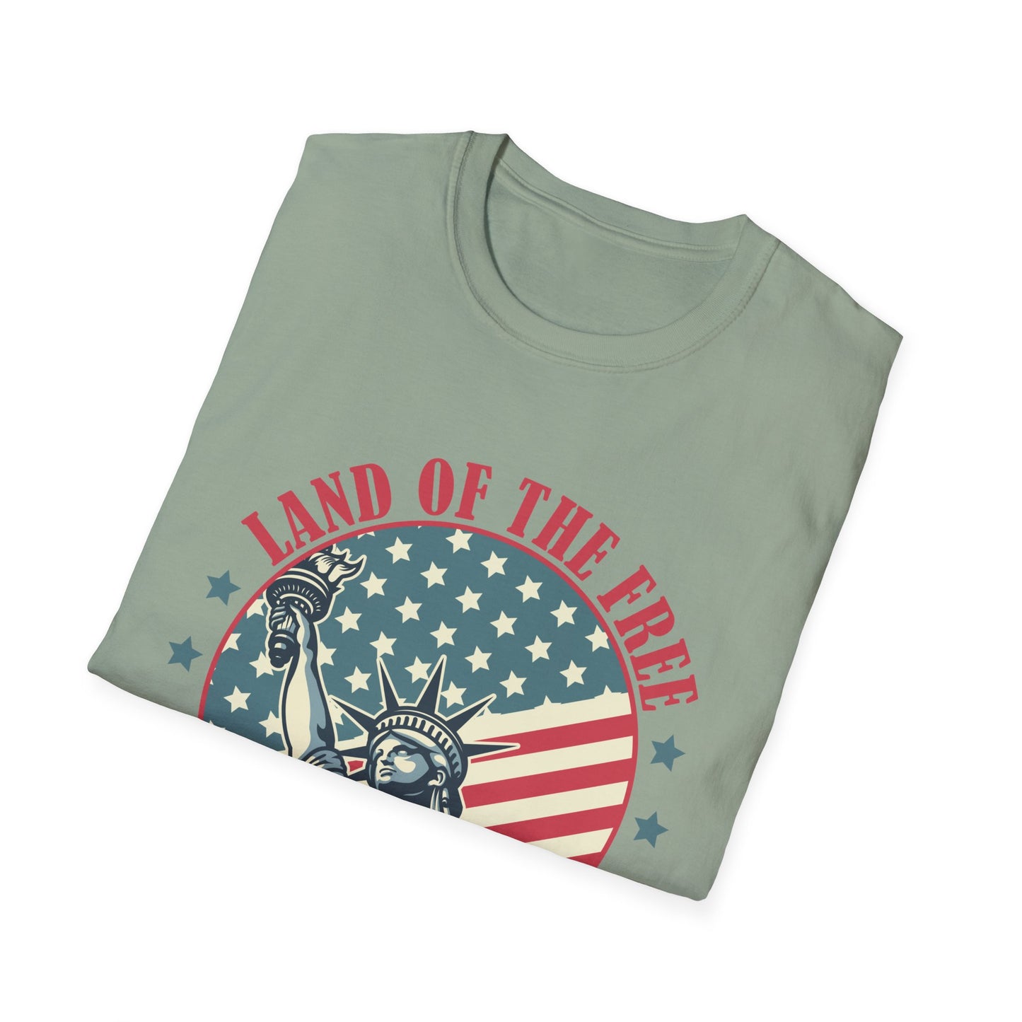 Land of the Free Graphic T-Shirt – Patriotism