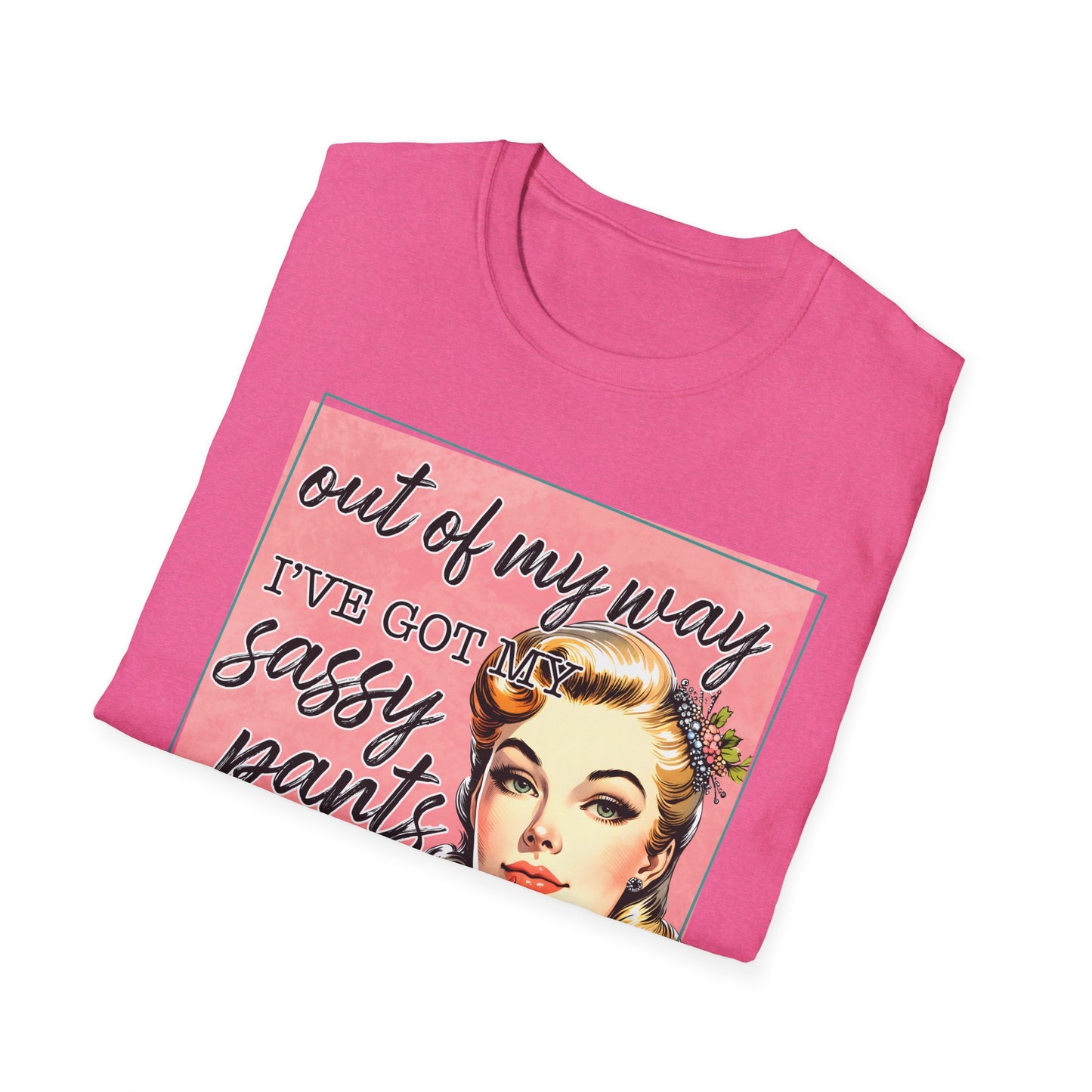 Sassy Pants Unisex Softstyle T-Shirt - Fun Retro Graphic Tee