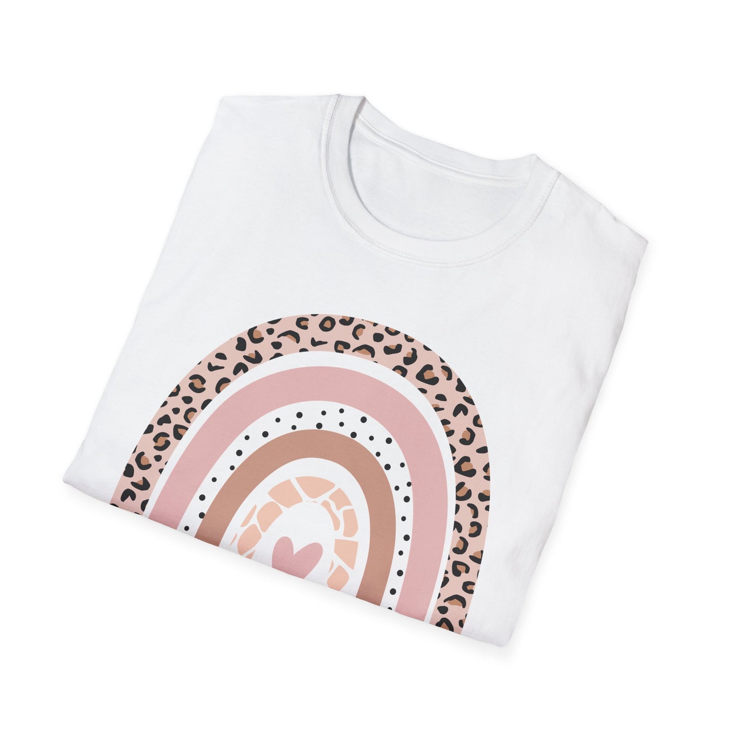 Girl Mom Rainbow T-Shirt Trendy Gift for Mother's Day