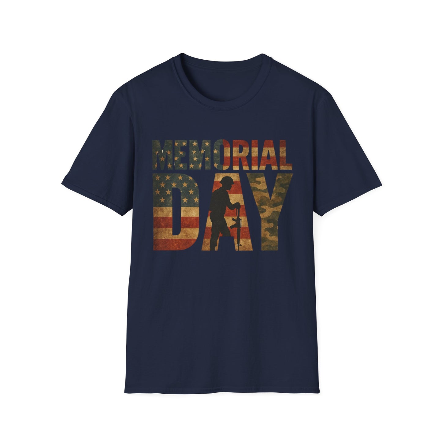 Memorial Day Camo Graphic - T-Shirt