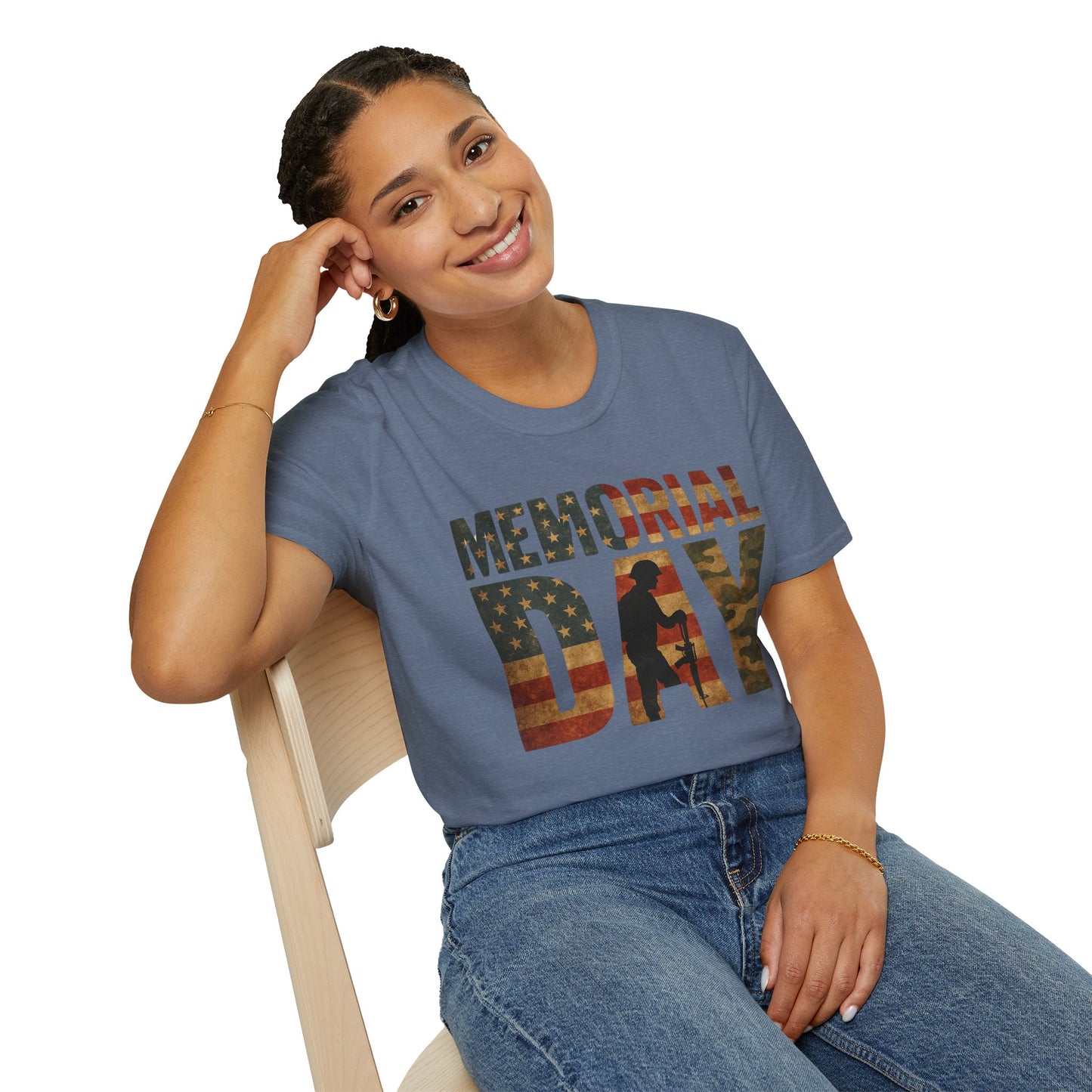 Memorial Day Camo Graphic - T-Shirt