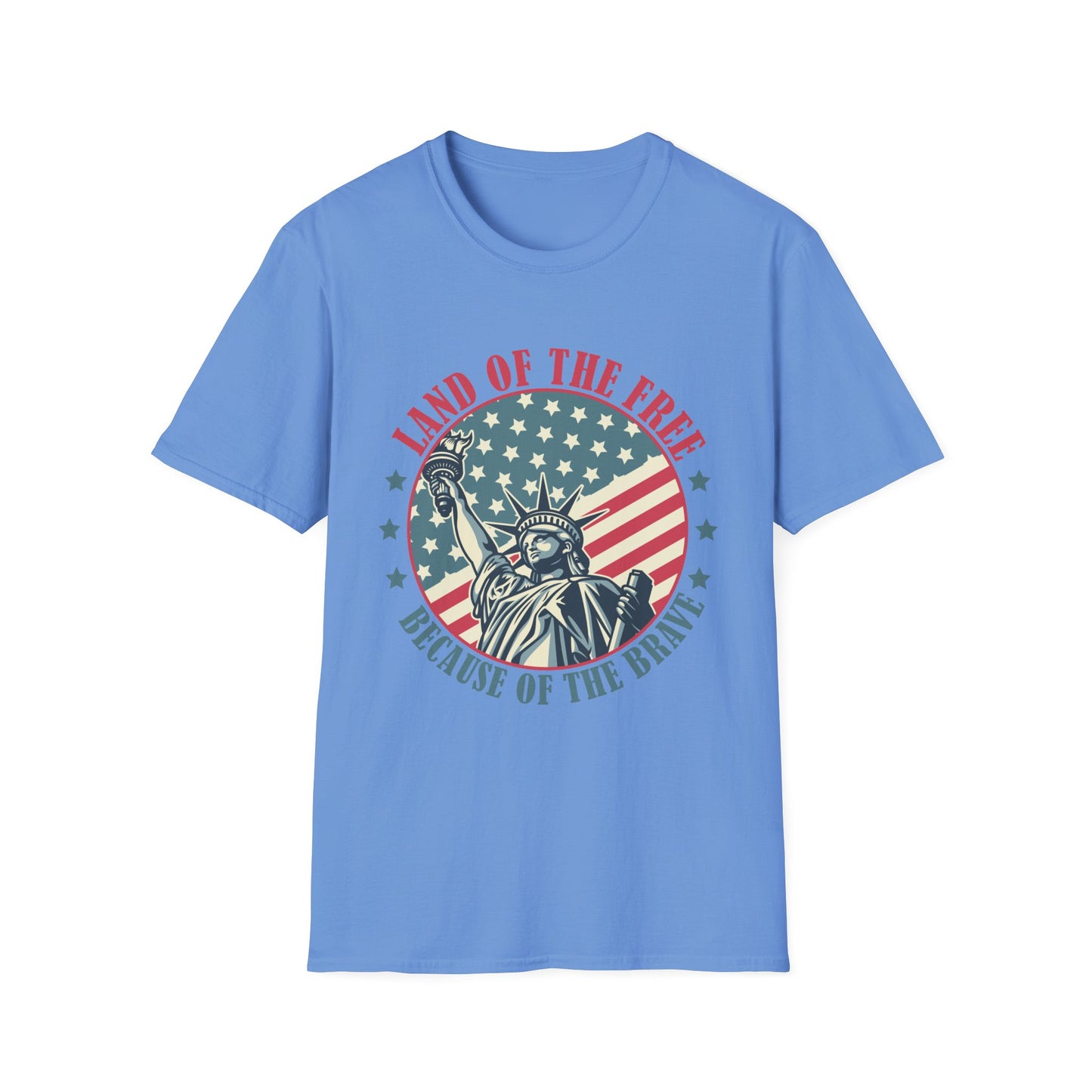 Land of the Free Graphic T-Shirt – Patriotism